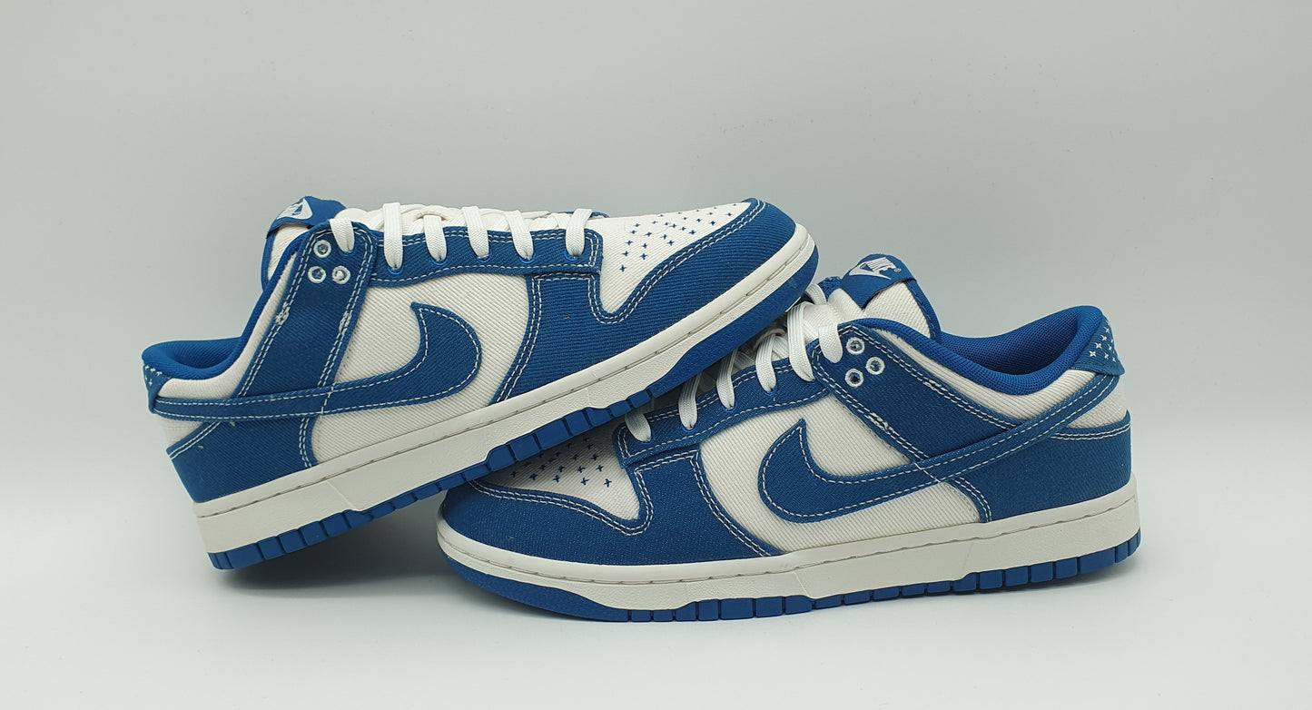 *VGC* 2022 Nike Dunk Low Industrial Blue Sashiko UK 9 / EUR 44