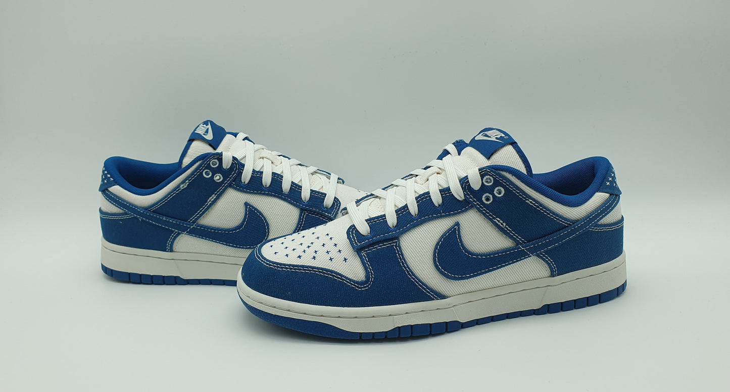 *TOP* Nike Dunk Low Industrial Blue Sashiko 2022 Gr. UK 9 / EUR 44