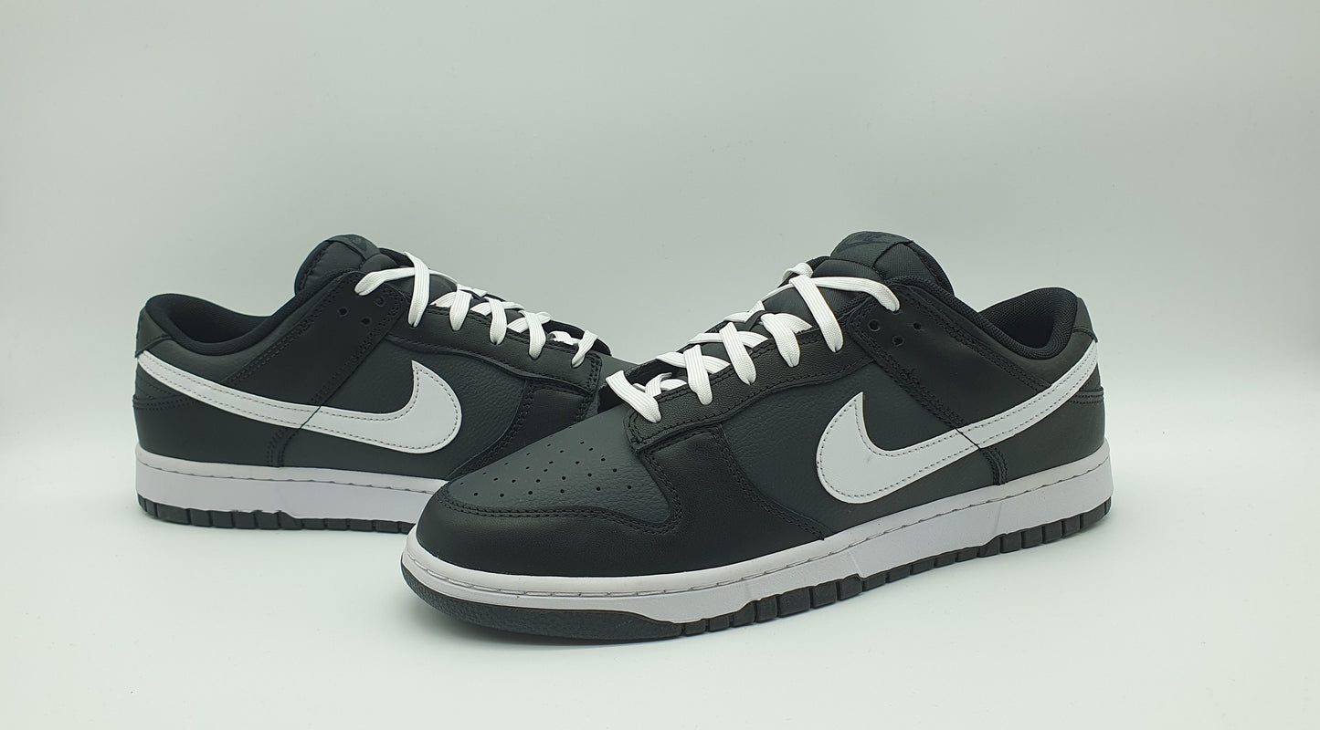 *WIE NEU* 2022 Nike Dunk Low 'Black & White' Gr. UK 12 / EUR 47,5