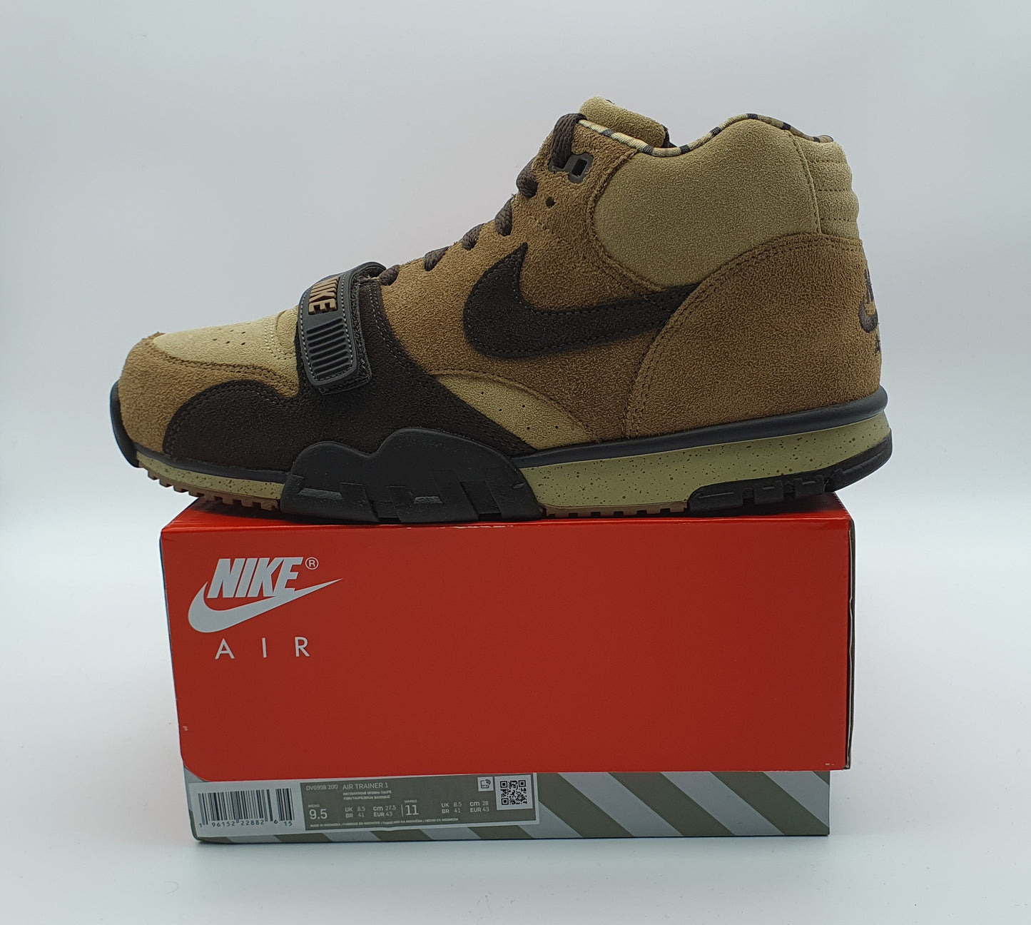 *NEU* 2022 Nike Air Trainer 1 Shima Shima Braun Gr. UK 8,5 / EUR 43