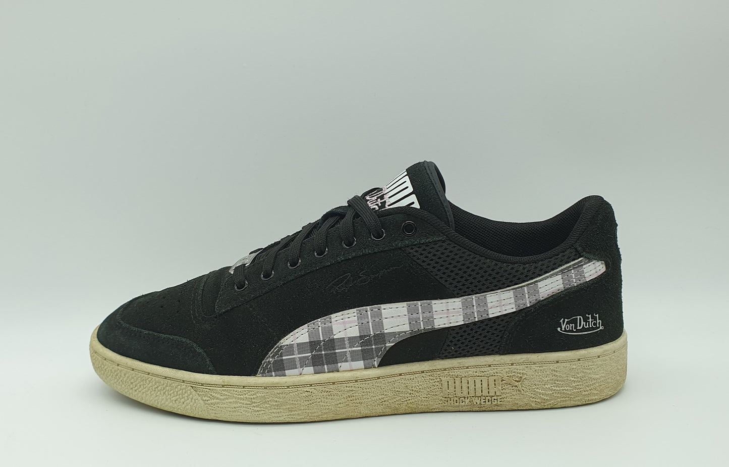 Puma X Von Dutch Ralph Sampson Lo 'Plaid Print Stripes' Gr. UK 8,5 / EUR 42,5