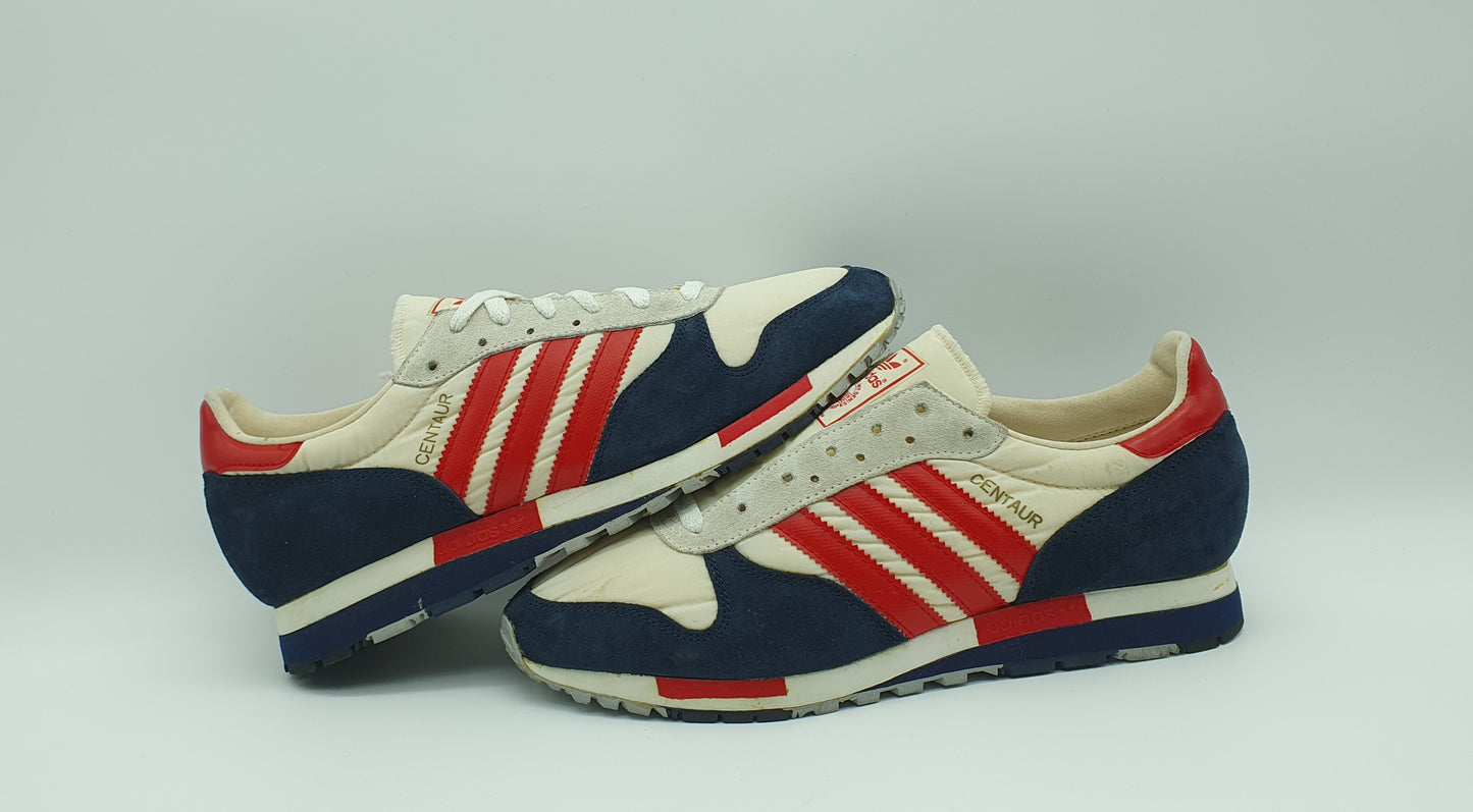 *NEU* Vintage 1980er Adidas Centaur Running UK 10 / EUR 44 2/3