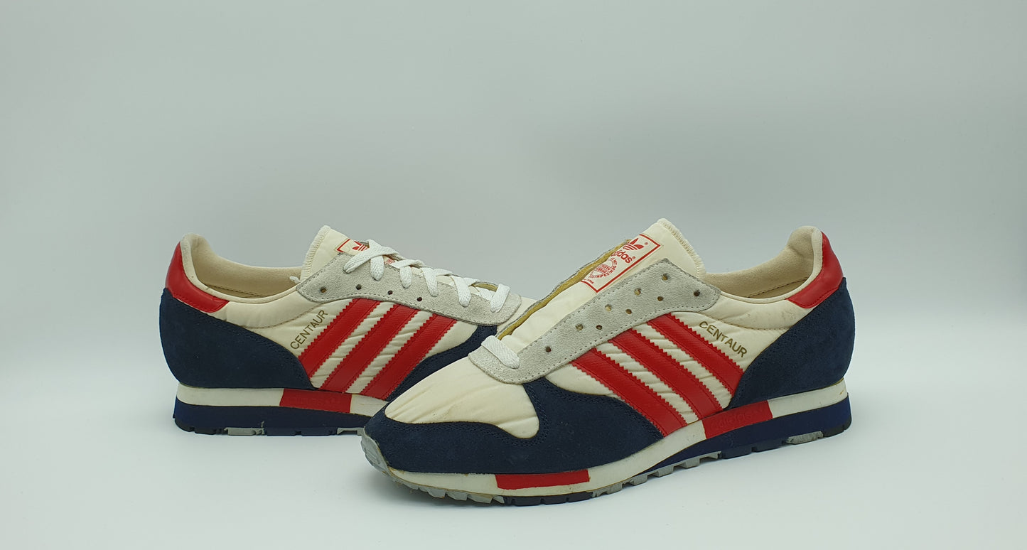 *NEU* Vintage 1980er Adidas Centaur Running UK 10 / EUR 44 2/3