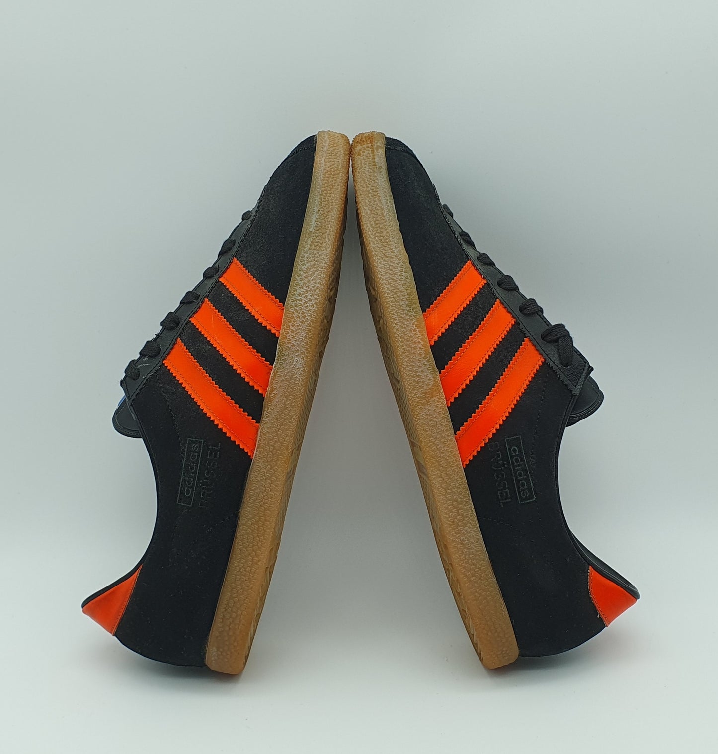 *WIE NEU* Vintage 1970er Adidas Brüssel Made in West Germany UK 8,5 / EUR 42 2/3