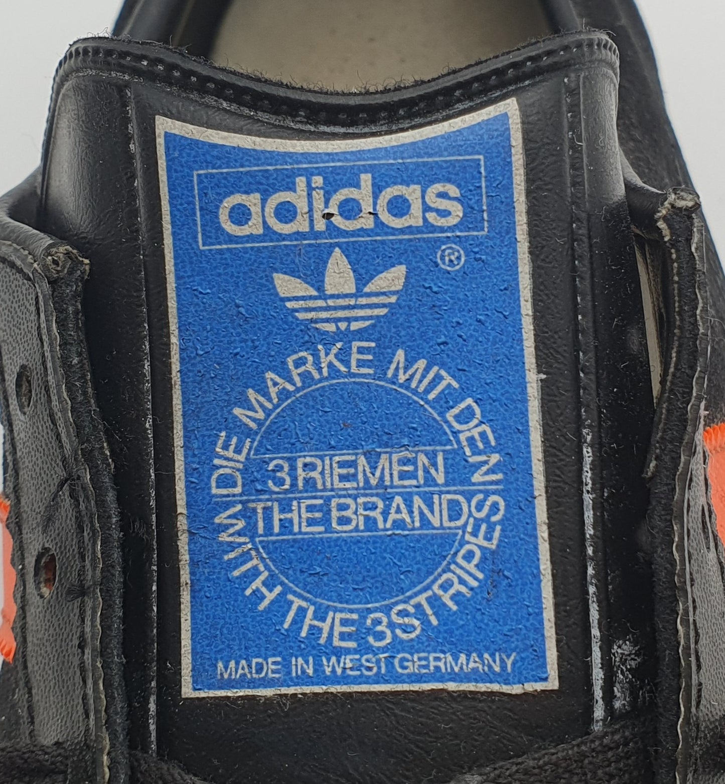 *WIE NEU* Vintage 1970er Adidas Brüssel Made in West Germany UK 8,5 / EUR 42 2/3