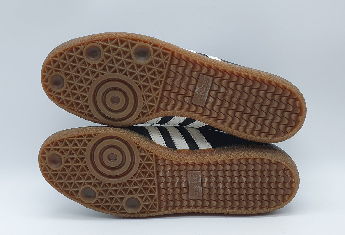 *BNIB* Vintage 1980s Adidas Samba black Made in West Germany UK 9.5 / EUR 44