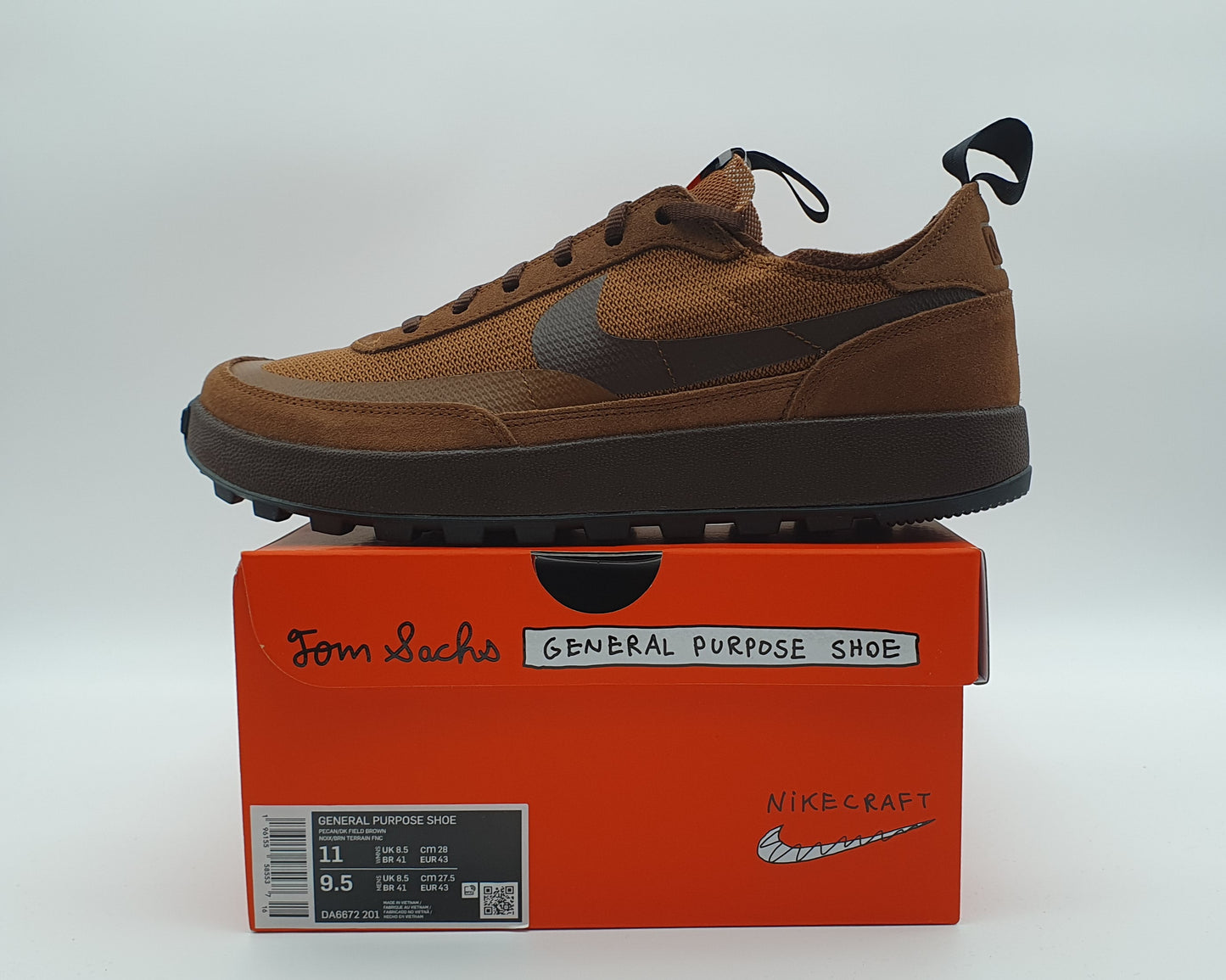 *BNIB* Nike X General Purpose Tom Sachs Brown UK 8.5 / EUR 43
