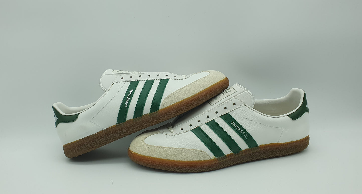 *NEW* Vintage 1980s Adidas Universal with green stripes UK 11 / EUR 46