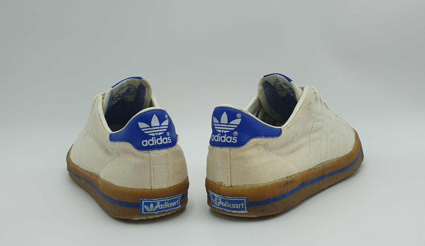 Vintage 1980s Adidas Adicourt Indoor UK 8.5 / EUR 42 2/3