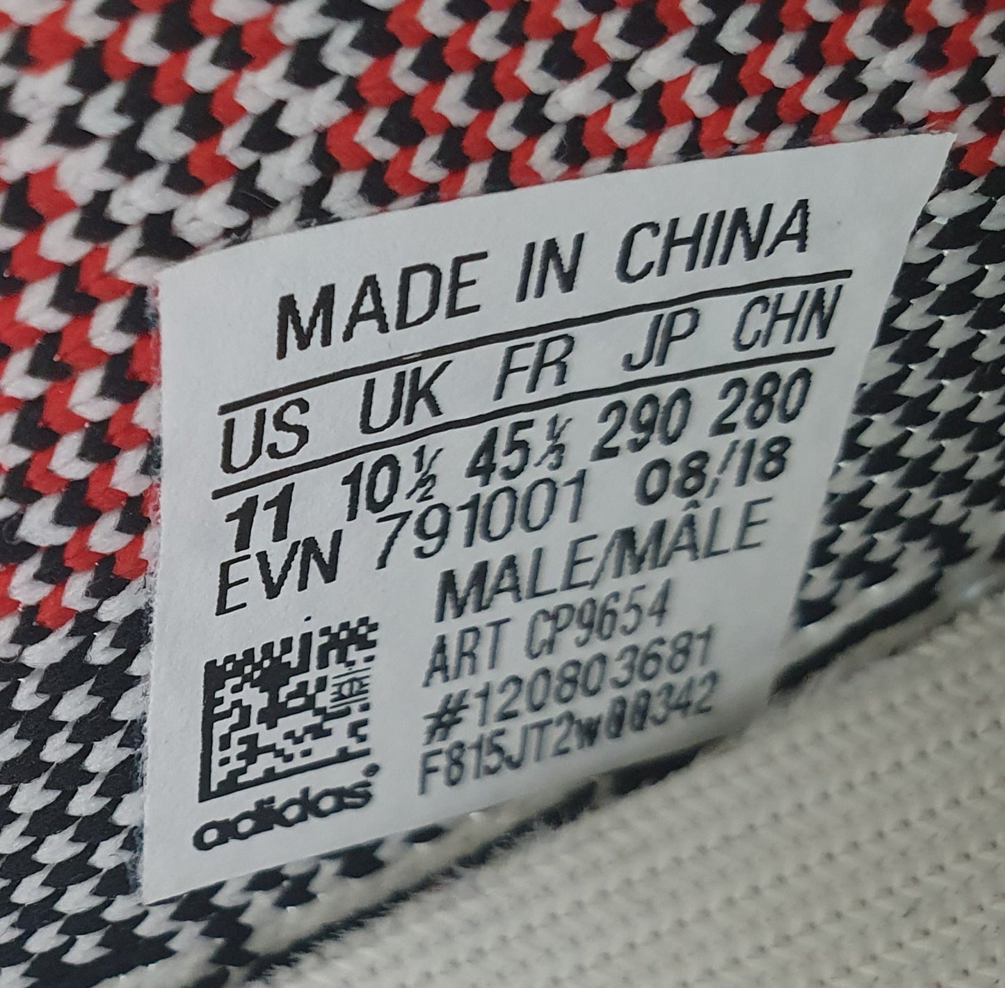 *VGC* 2018 Adidas Yeezy Boost 350 V2 'Zebra' UK 10.5 / EUR 45 1/3