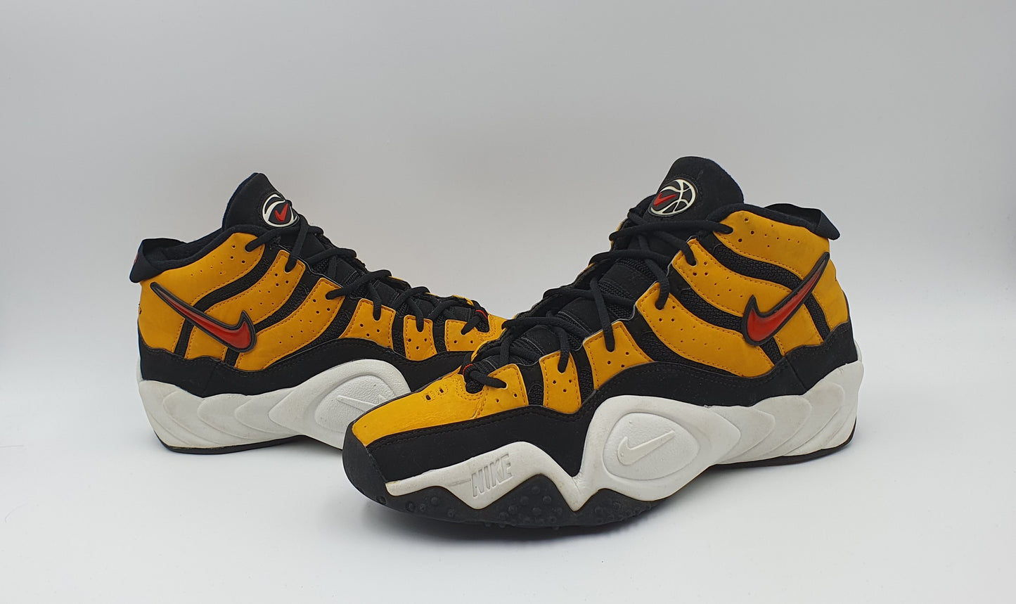 *TOP* Vintage 1997 Nike Air Zoom Flight 1.0 gelb UK 10 / EUR 45