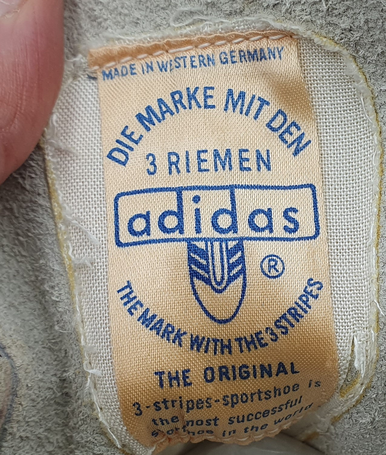 *VGC* Vintage 1960s Adidas Rome Western Germany UK 10 / EUR 44 2/3