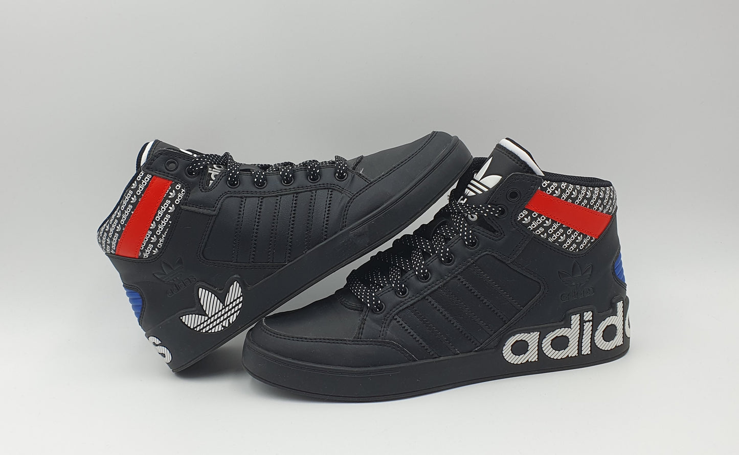 *VGC* 2019 Adidas Hard Court Hi 'Overbranding' UK 7.5 / EUR 41 1/3