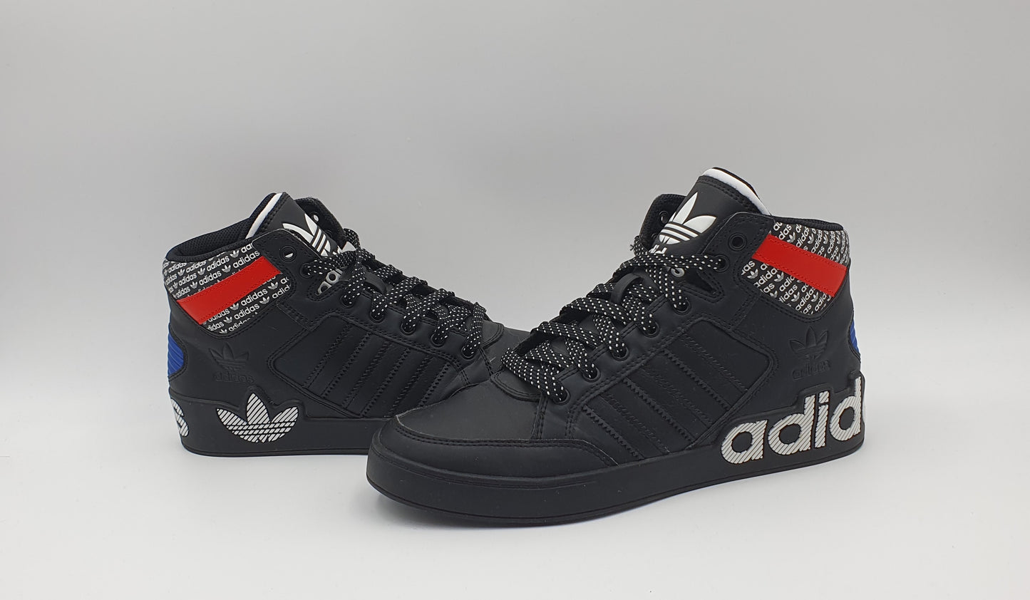 *TOP* 2019 Adidas Hard Court Hi 'Overbranding' Gr. UK 7,5 / EUR 41 1/3