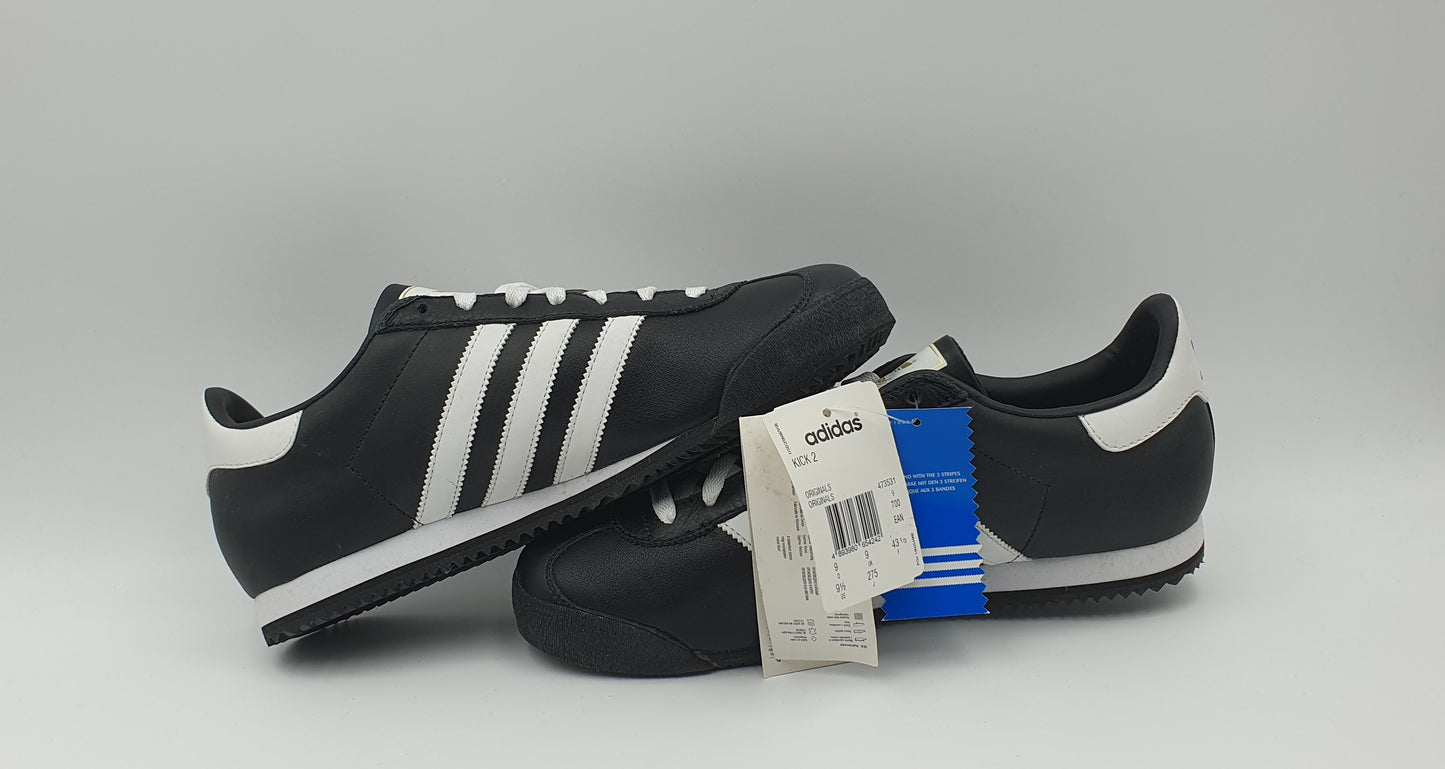 *NEW* 2009 Adidas Kick 2 Black UK 9 / EUR 43 1/3