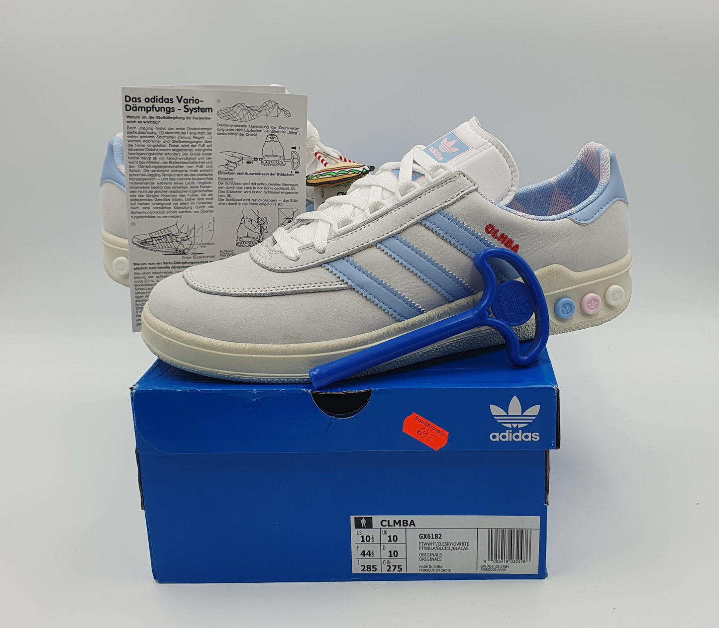 *NEU* 2022 Adidas CLMBA Columbia Retro Gr. UK 10 / EUR 44 2/3