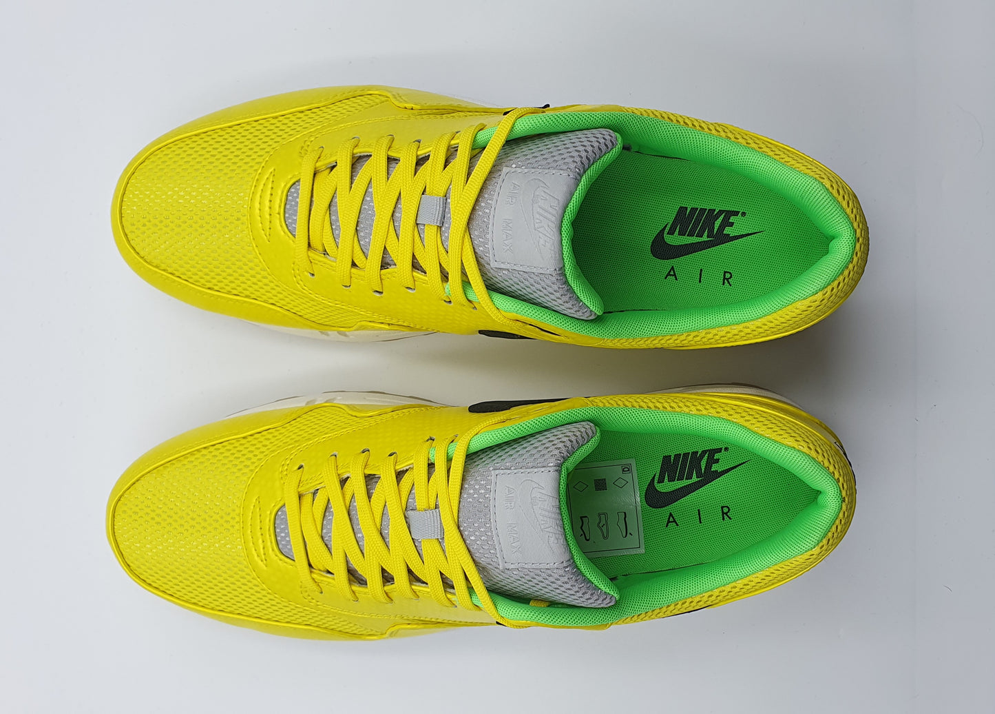 *LIKE NEW* 2014 Nike Air Max 1 FB PRM QS Yellow UK 12 / EUR 47.5