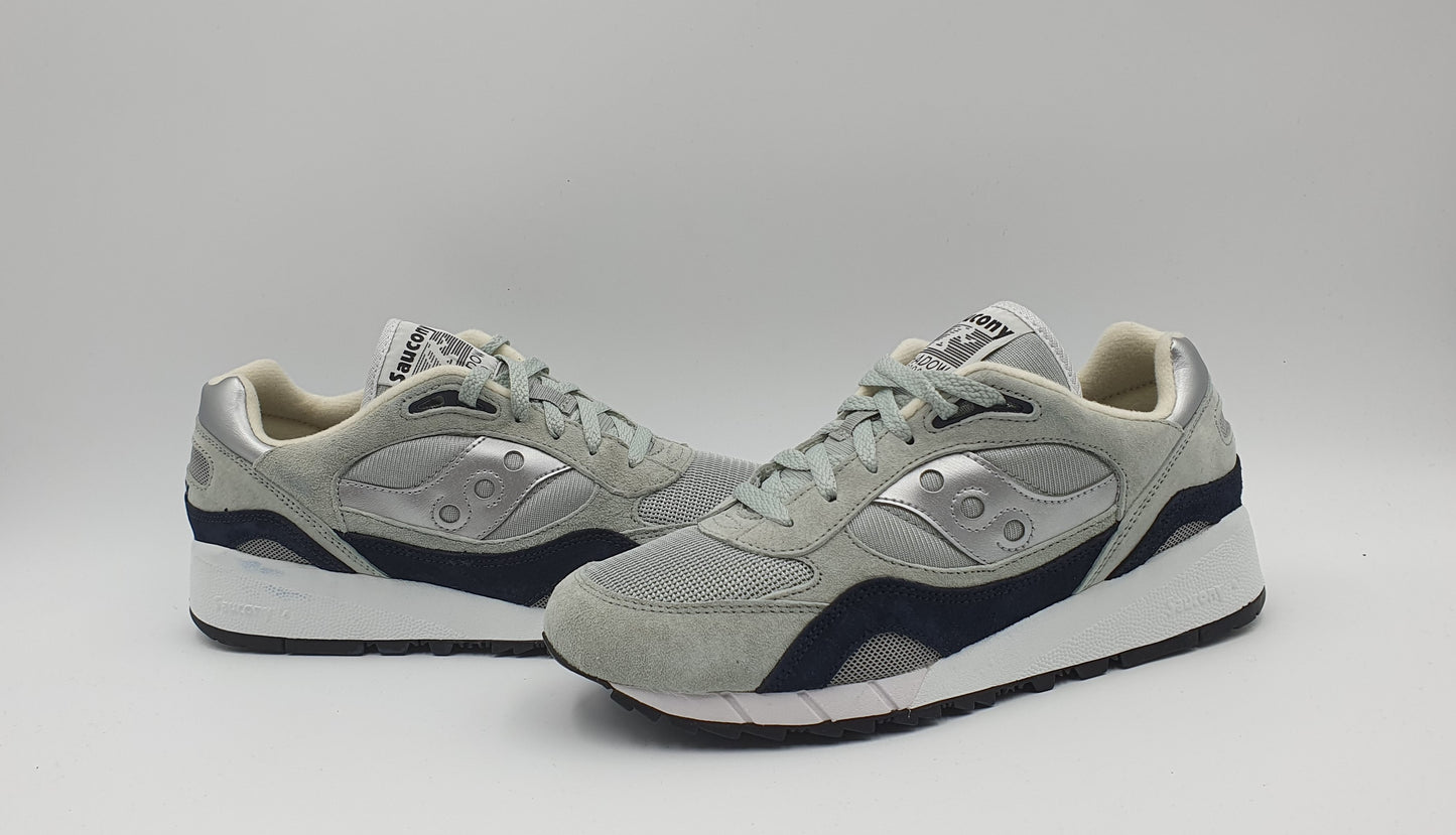 *NEU* 2021 Saucony Shadow 6000 Sample Silber Gr. UK 8 / EUR 42,5
