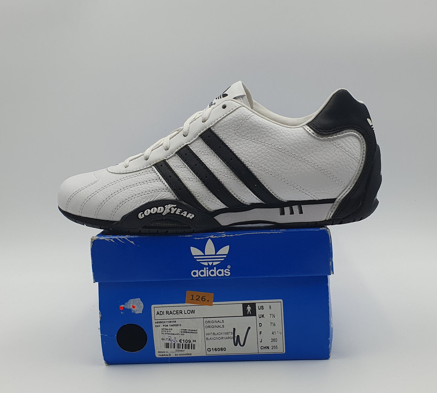*NEU* 2010 Adidas Adi Racer Low Good Year Weiß Gr. UK 7,5 / EUR 41 1/3