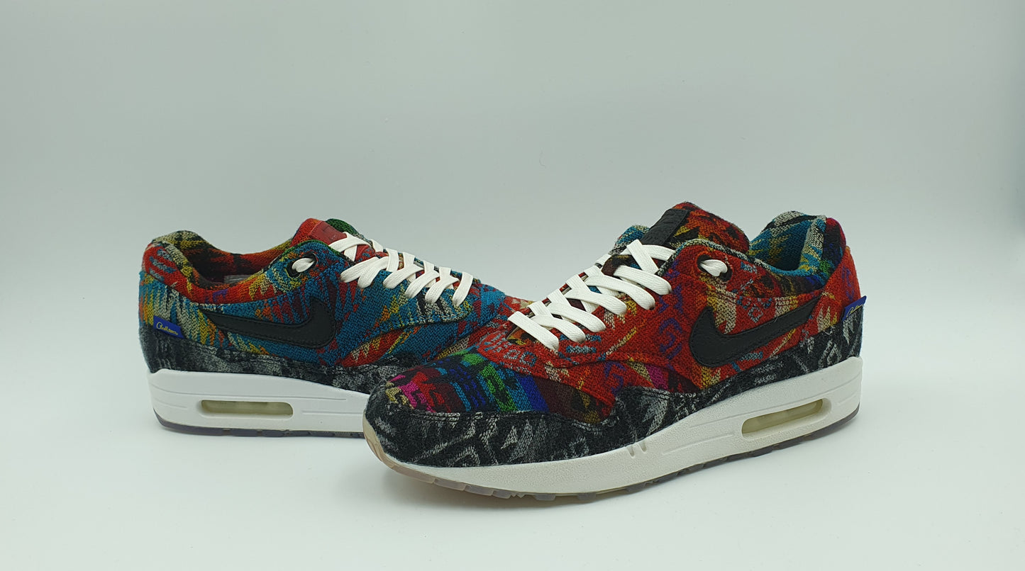 *NEU* 2016 NIKEiD 'What The' X Pendleton Air Max 1 Gr. UK 8 / EUR 42,5