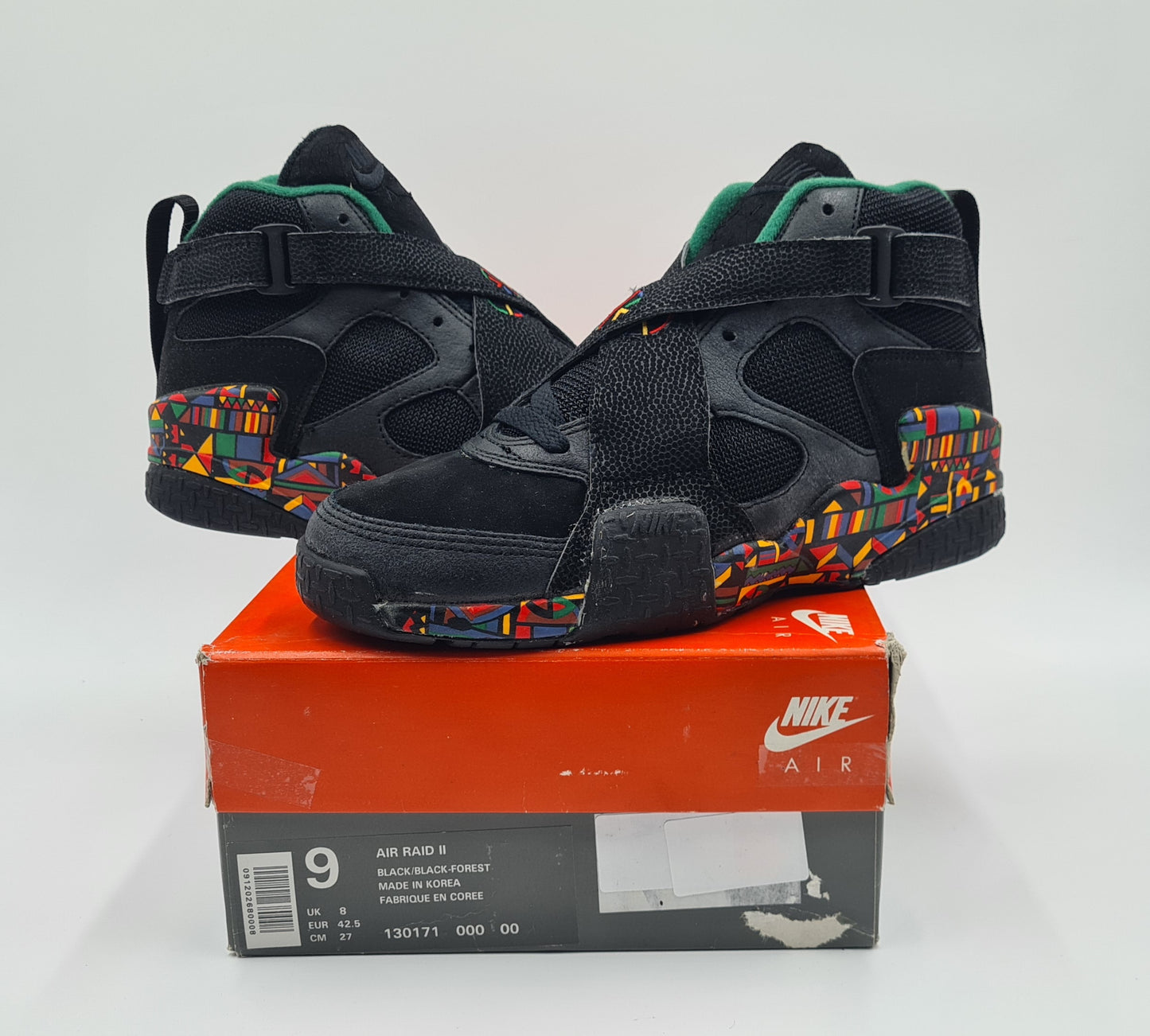 *NEU* Vintage 1993 Nike Air Raid II Peace Urban Jungle Spike Lee UK 8 / EUR 42,5 #2