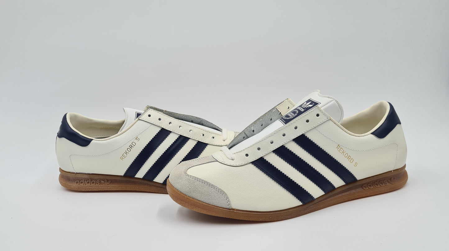 *NEU* Vintage 1980er Adidas Rekord S UK 12 / EUR 47 1/3