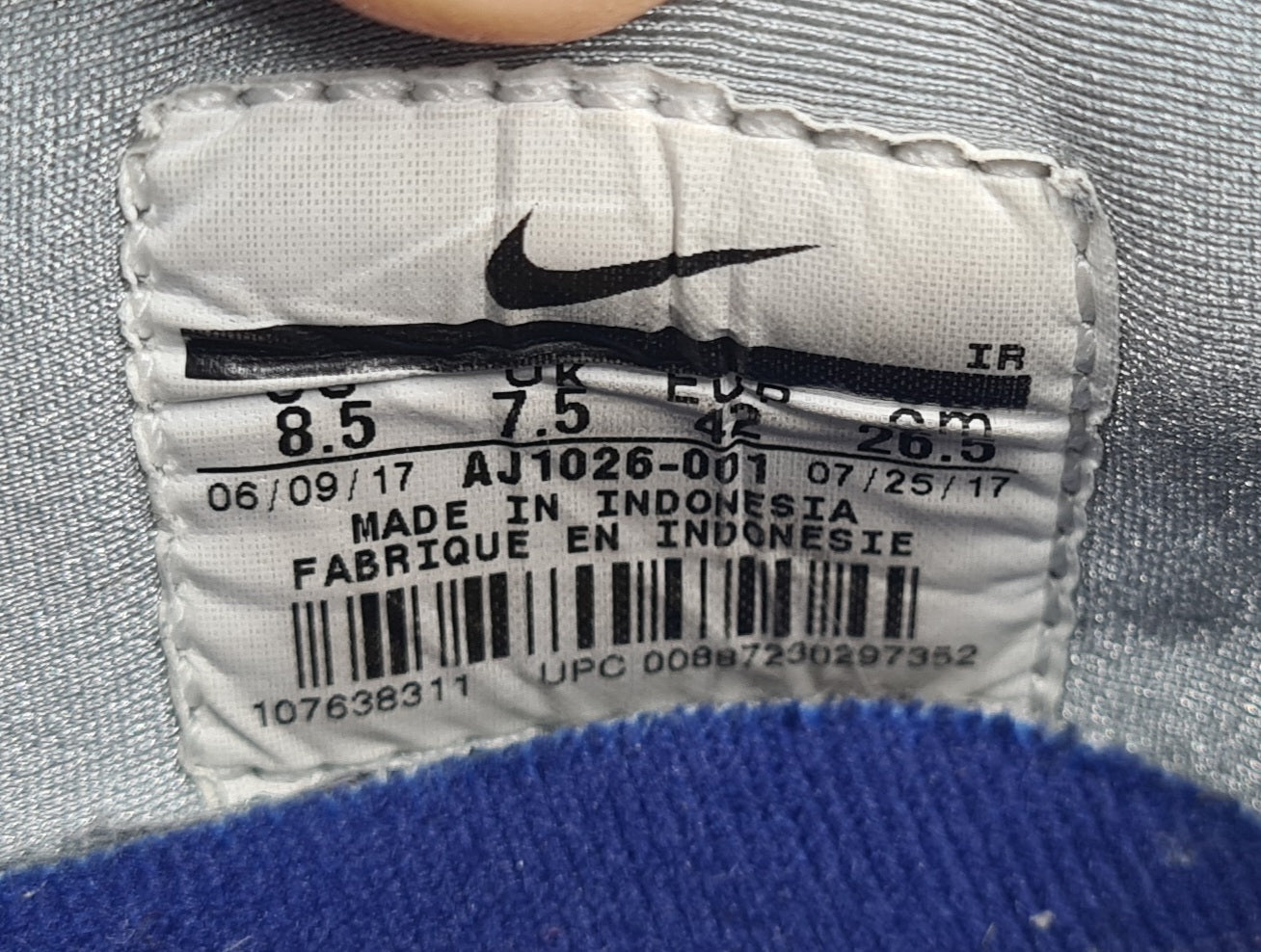 2017 Nike Dunk Low 'Plattenbau' # 081 / 240 UK 7.5 / EUR 42