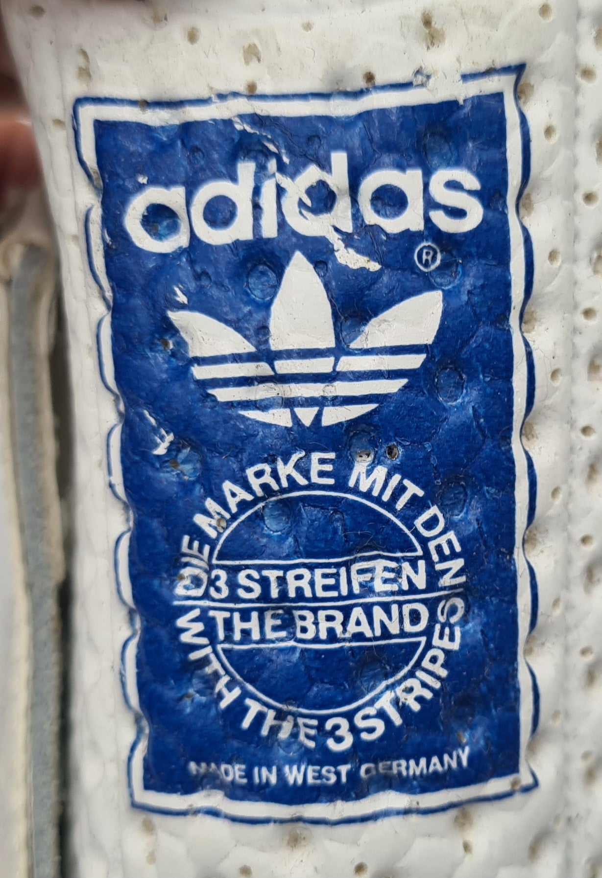*NEU* Vintage 1980er Adidas Rom West Germany UK 12 / EUR 47 1/3