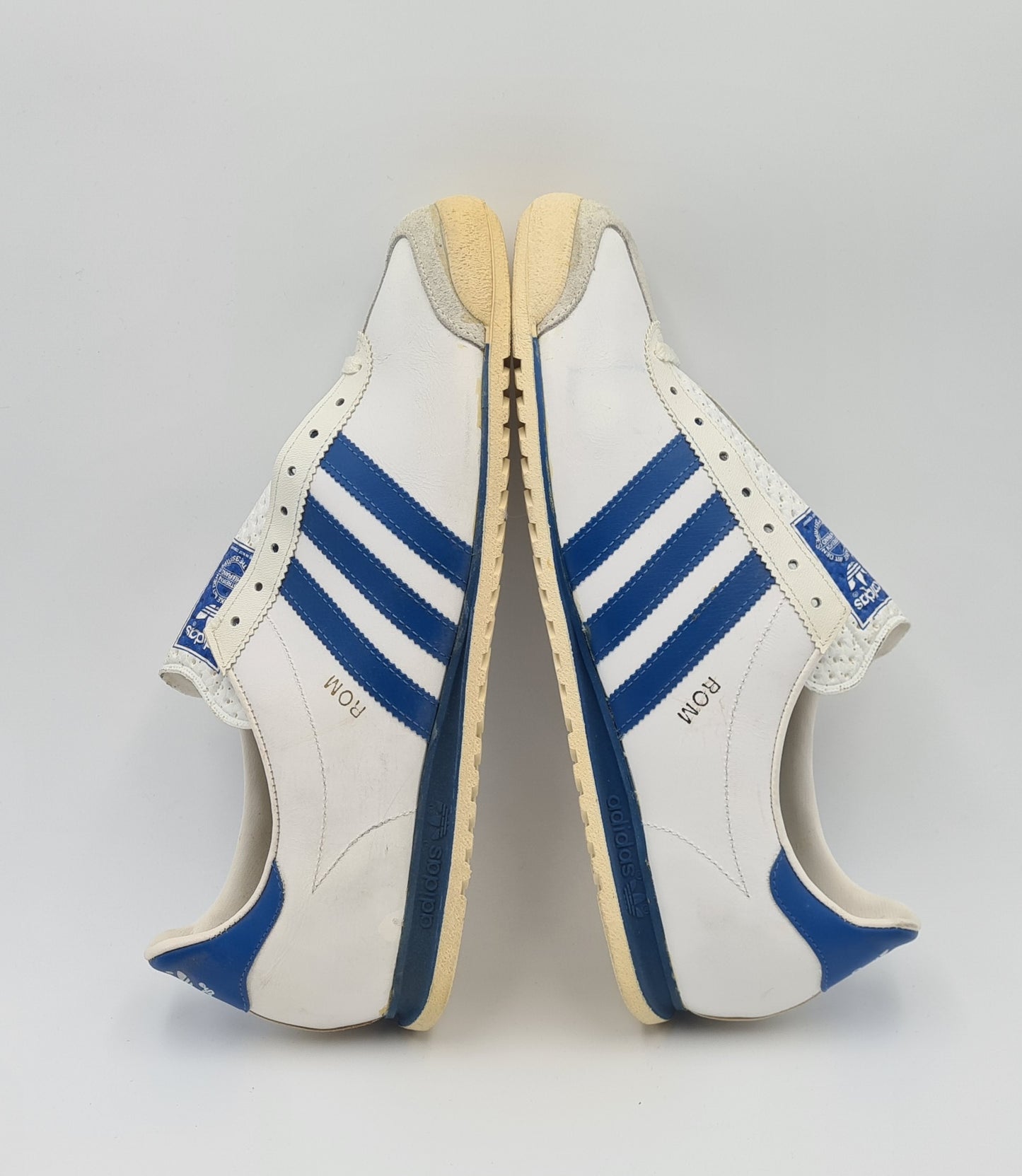*NEU* Vintage 1980er Adidas Rom West Germany UK 12 / EUR 47 1/3