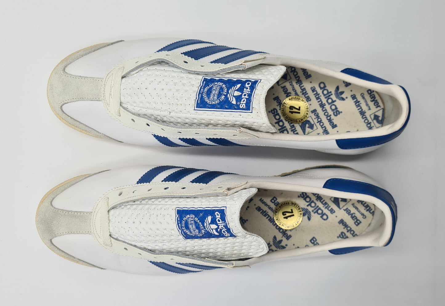 *NEU* Vintage 1980er Adidas Rom West Germany UK 12 / EUR 47 1/3
