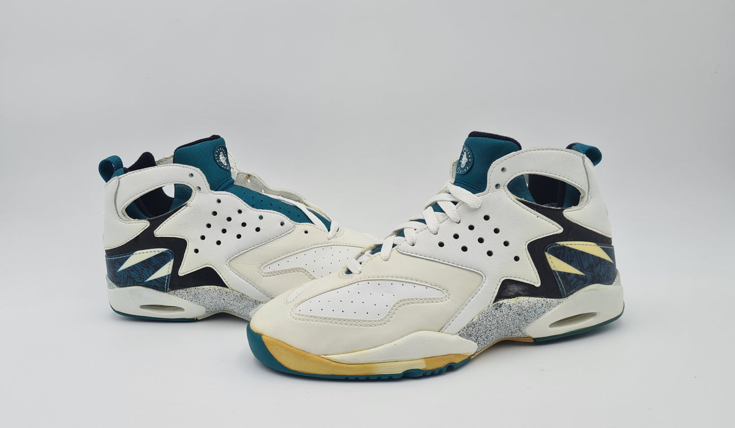 *NEU* Vintage 1992 Nike Air Tech Challenge Huarache Andre Agassi Grün UK 8 / EUR 42,5