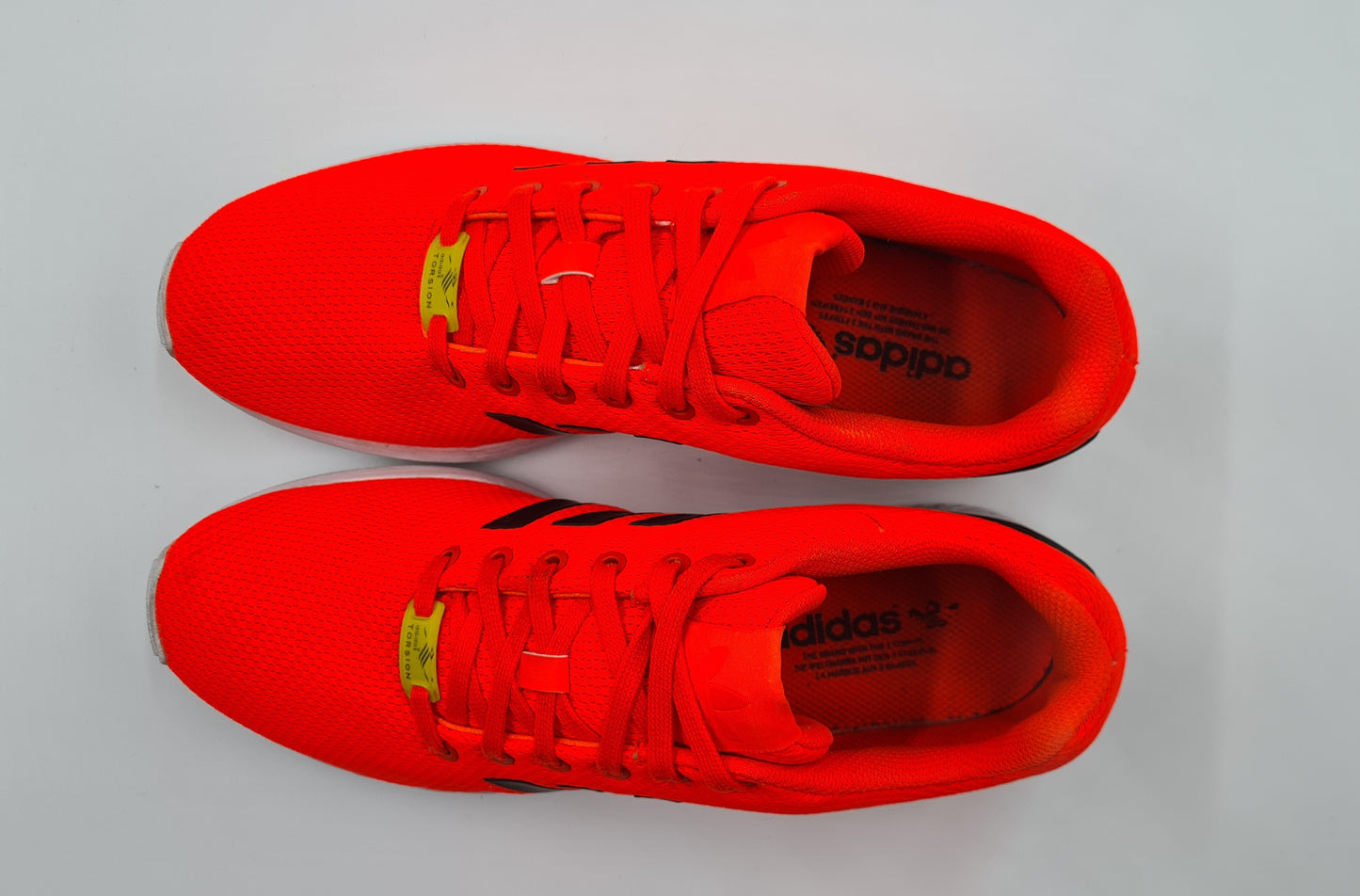 *VGC* 2014 Adidas ZX Flux Infrared UK 10.5 / EUR 45 1/3