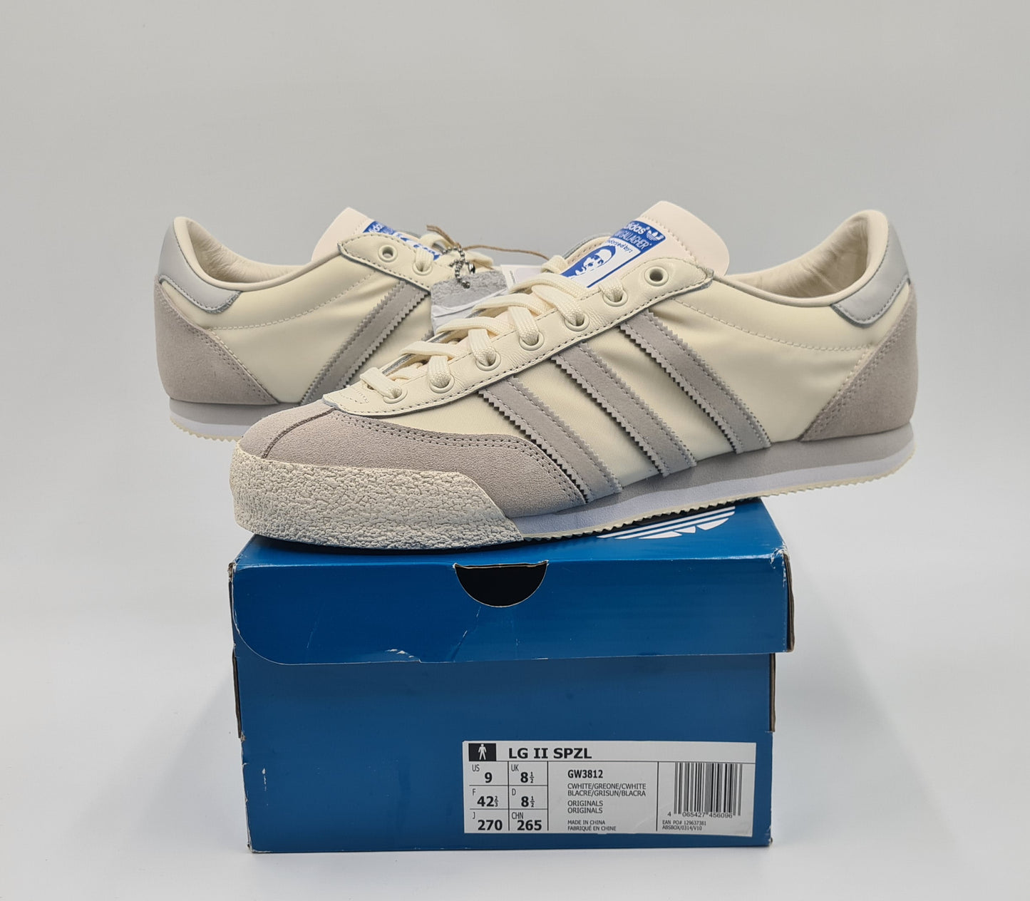 *BNIB* 2022 Adidas LG II SPZL Liam Gallagher Gray Size UK 8.5 / EUR 42 2/3
