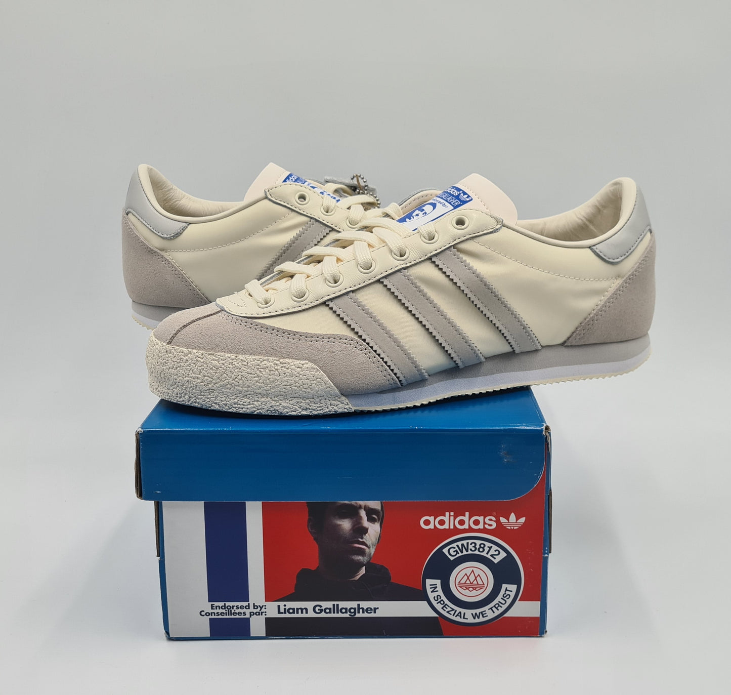 *BNIB* 2022 Adidas LG II SPZL Liam Gallagher Gray Size UK 8.5 / EUR 42 2/3