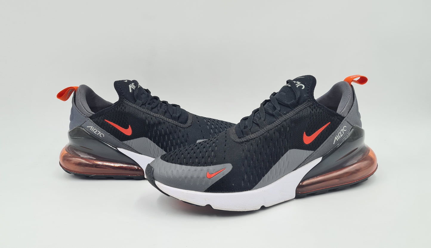 2021 Nike Air Max 270 Essential Schwarz Rot Gr. UK 8,5 / EUR 43