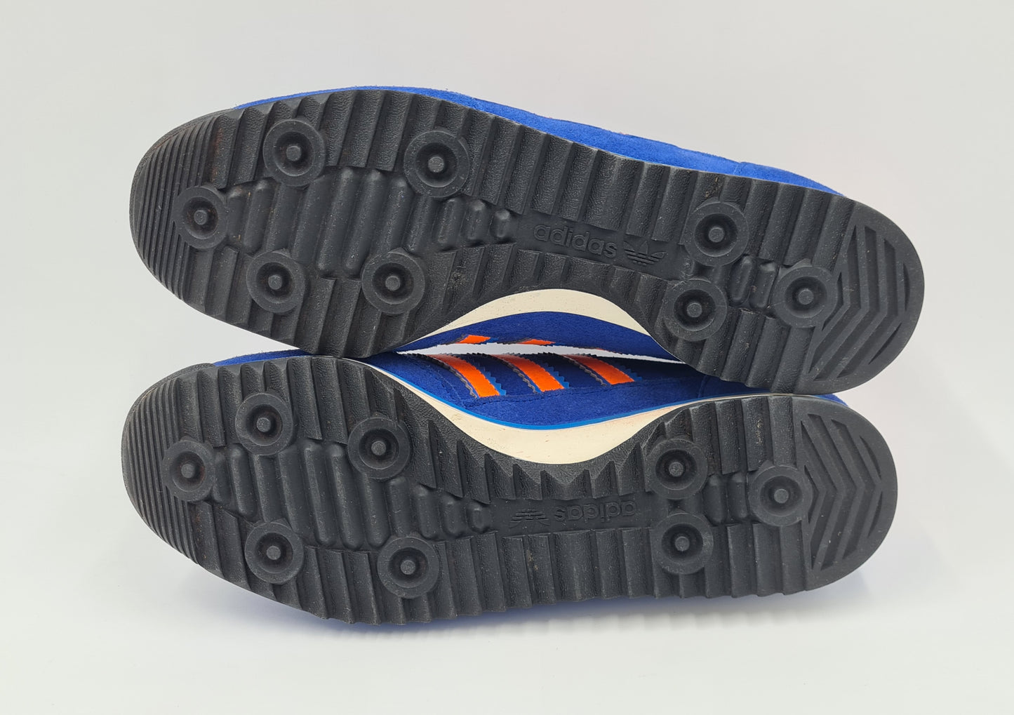*LIKE NEW* 2020 Adidas SL 72 Retro Blue Orange Size UK 7.5 / EUR 41 1/3