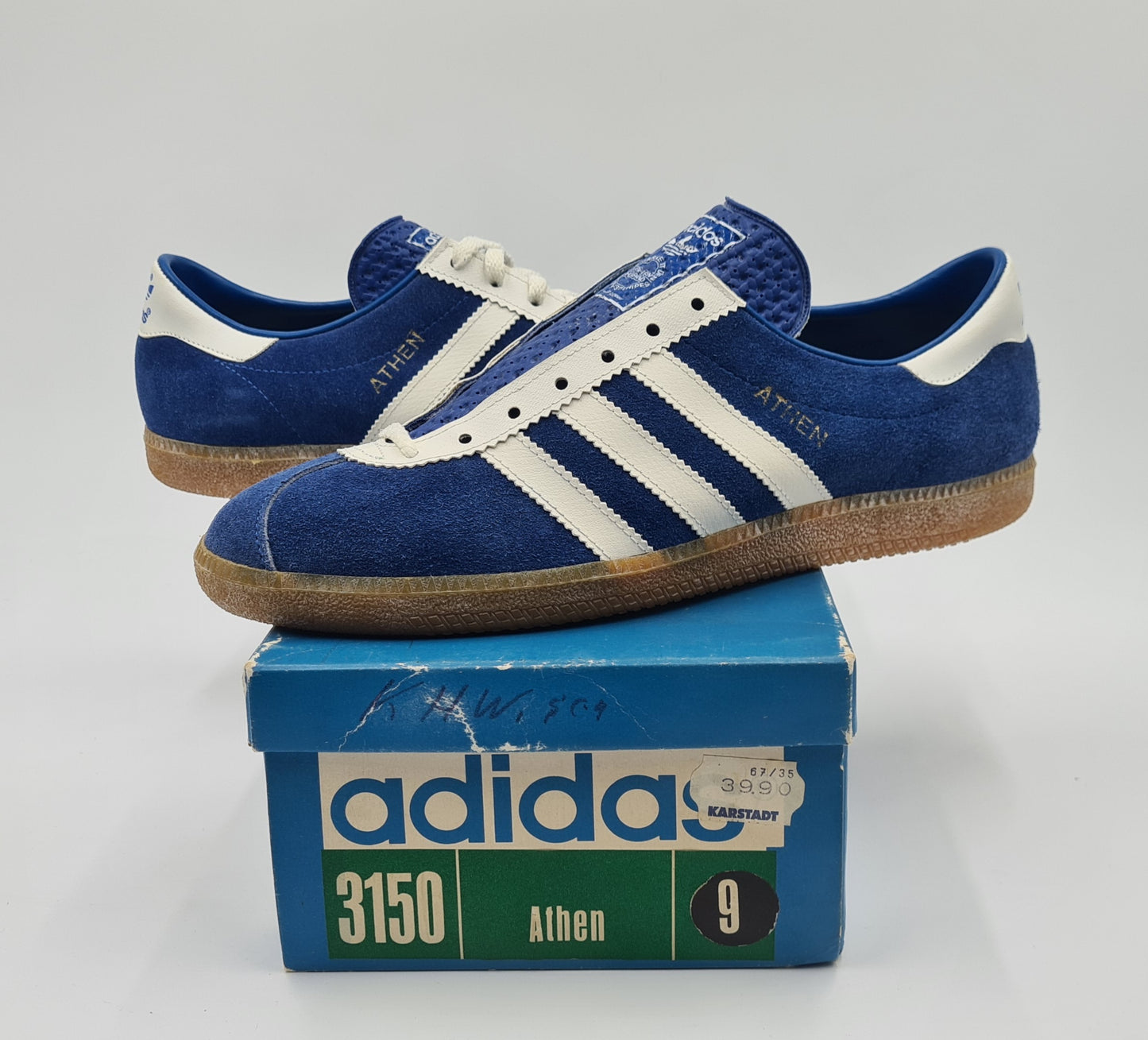 *NEU* Vintage 1980er Adidas Athen West Germany UK 9 / EUR 43 1/3