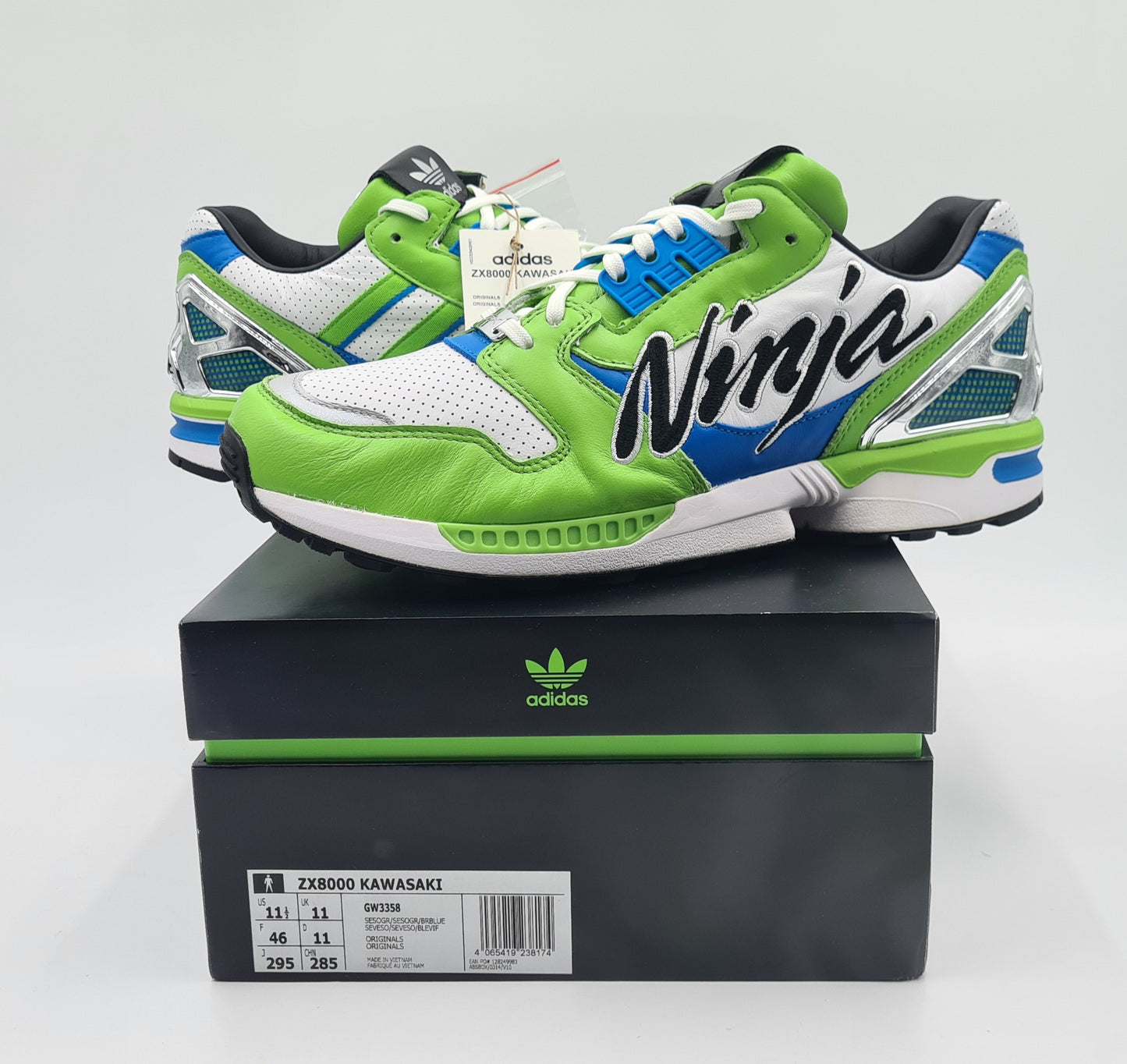 *BNIB* 2021 Adidas ZX 8000 Kawasaki Ninja Size UK 11 / EUR 46