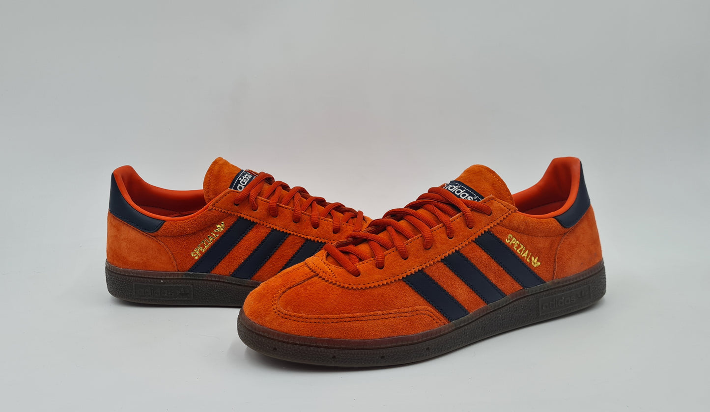 *WIE NEU* 2022 Adidas Handball Spezial Orange UK 8,5 / EUR 42 2/3