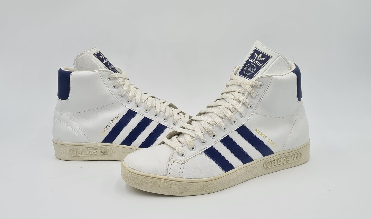 *WIE NEU* Vintage 1980er Adidas Monte Carlo UK 10 / EUR 44 2/3