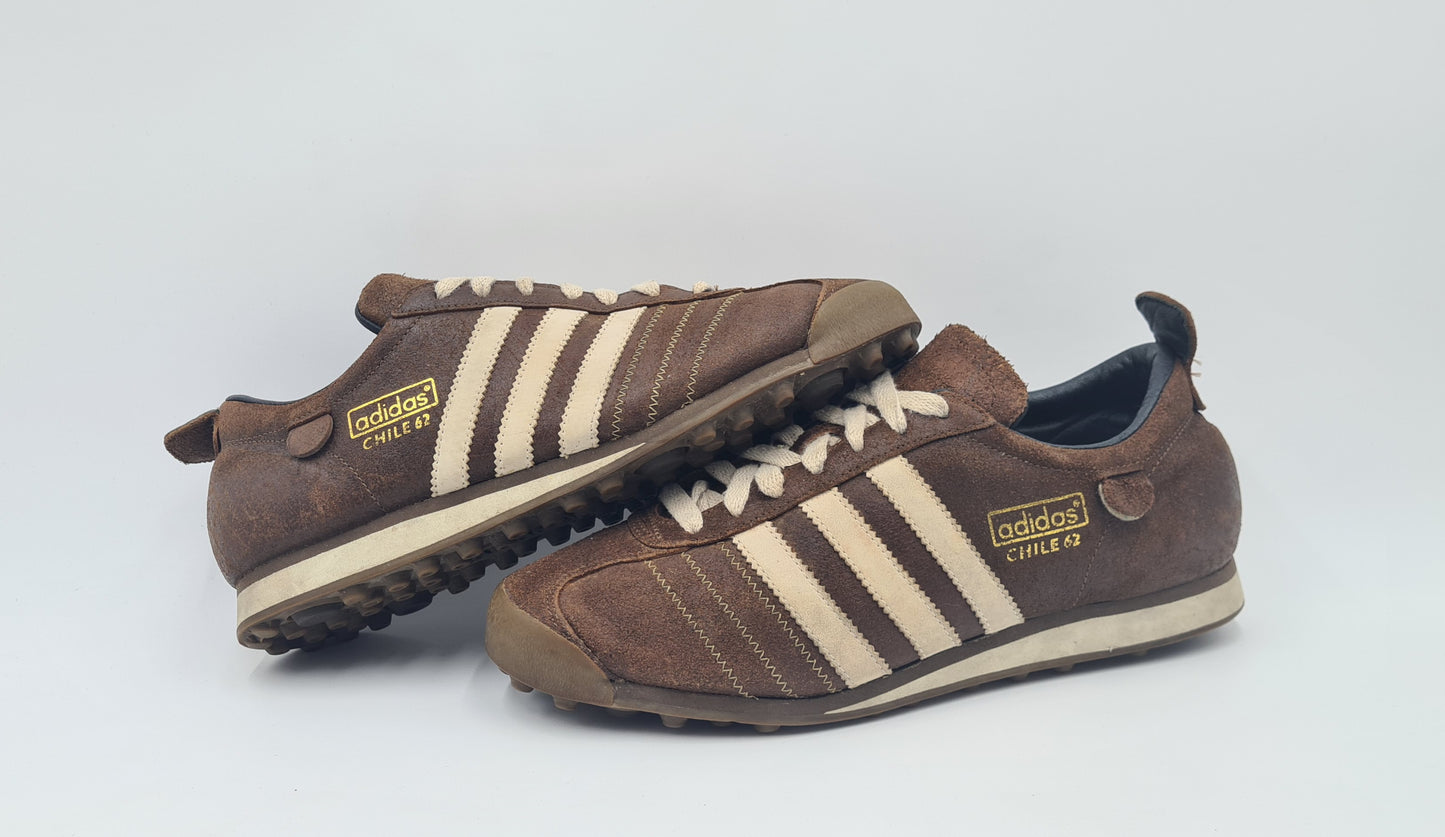 *VGC* Vintage 2009 Adidas Chile 62 Brown UK 9 / EUR 43 1/3