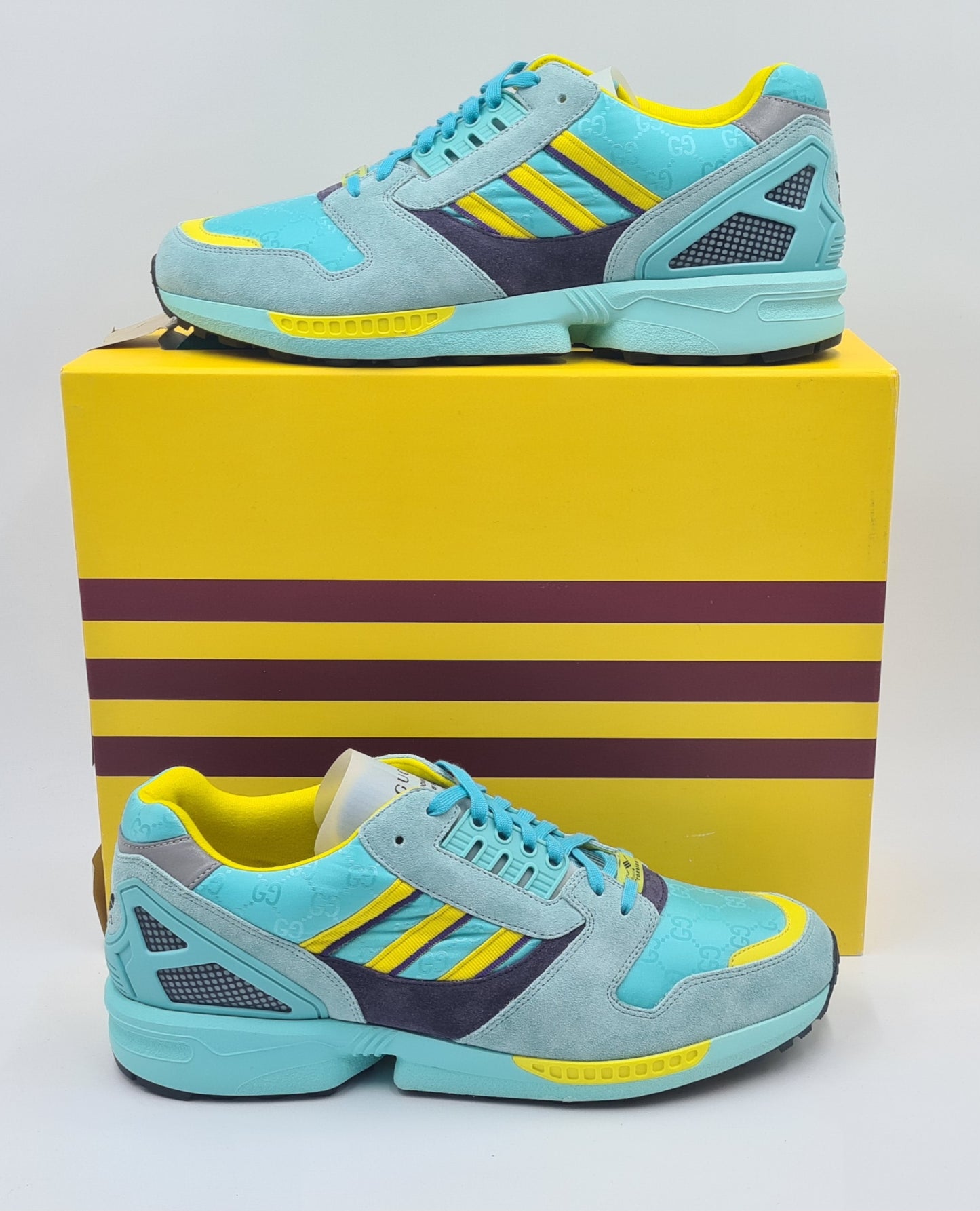 *BNIB* 2022 Adidas ZX 8000 X Gucci Aqua UK 12 / EUR 47 1/3