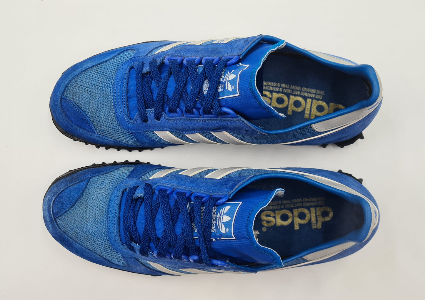 *VGC* Vintage 1980s Adidas Marathon TR Blue UK 9.5 / EUR 44