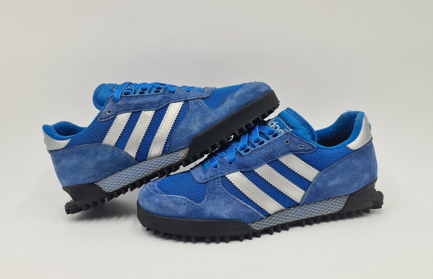 Vintage 1997 Adidas Marathon TR Blue UK 7 / EUR 40 2/3
