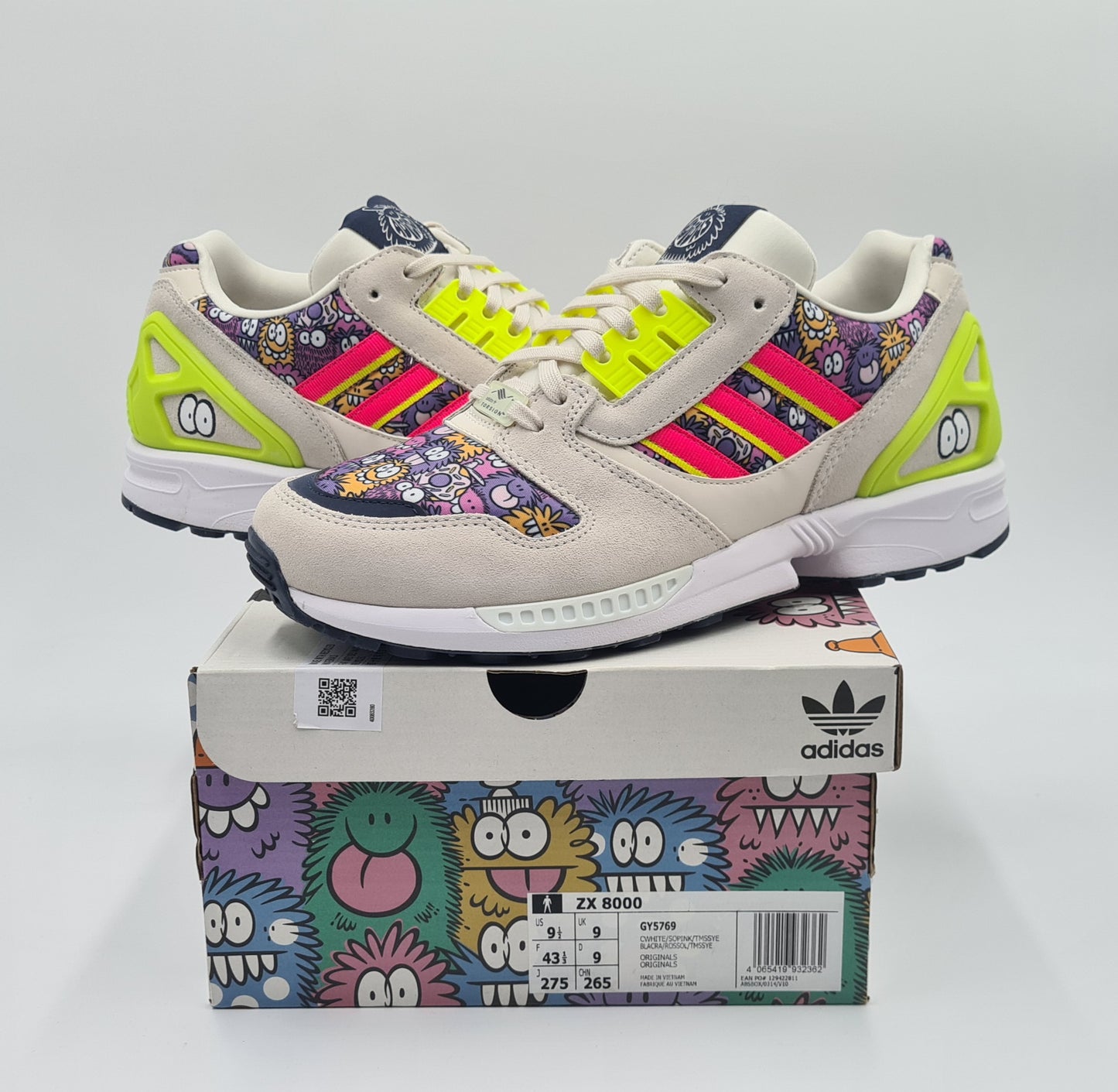 *NEW* 2022 Adidas ZX 8000 Kevin Lyons Size UK 9 / EUR 43 1/3