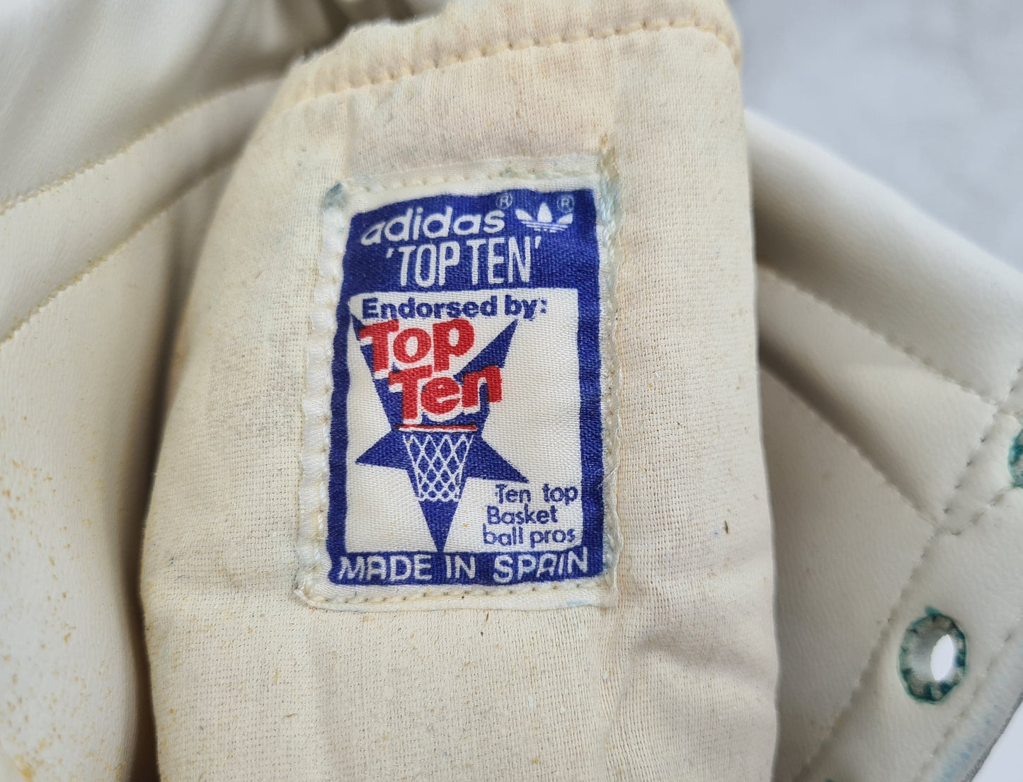 *NEW* Vintage 1980s Adidas Top Ten High UK 14.5 / EUR 50 2/3