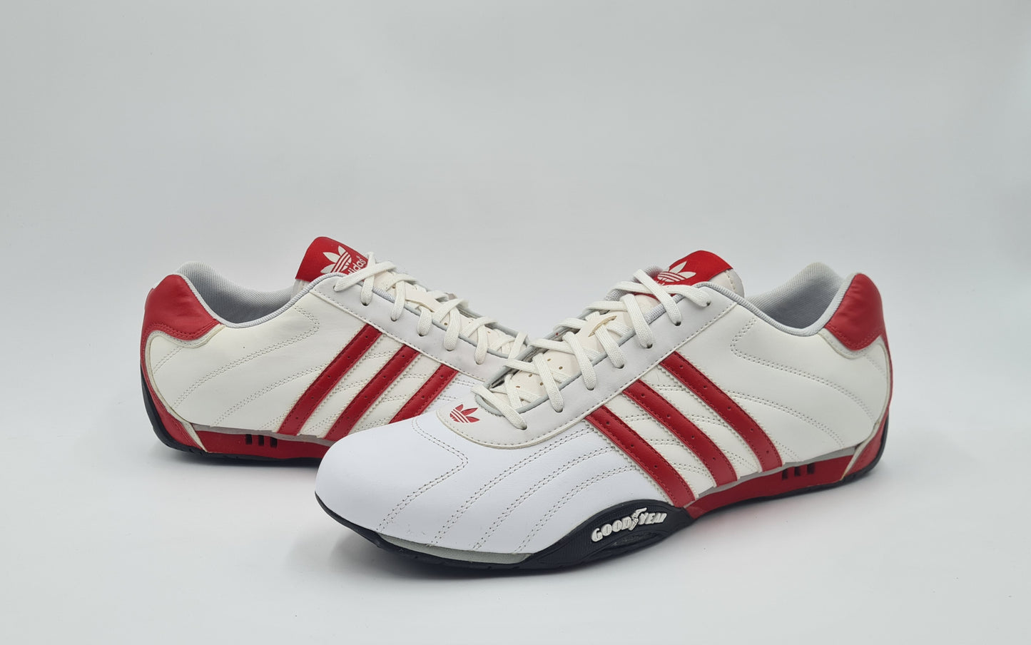 *NEU* 2010 Adidas Adi Racer Low Good Year Weiß Rot Gr. UK 12,5 / EUR 48