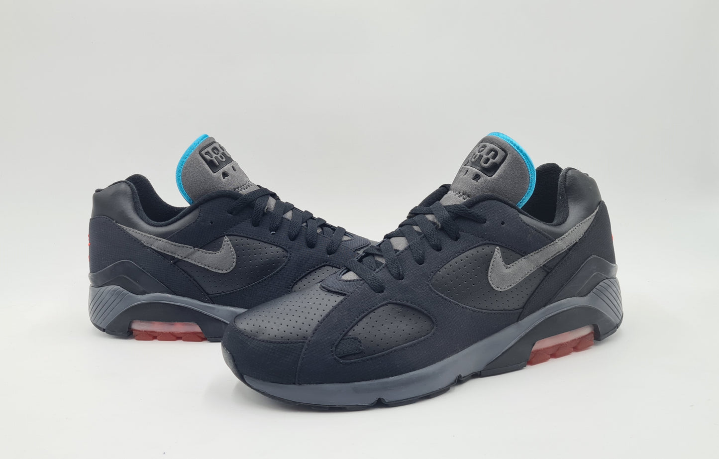 *NEU* 2010 Nike Air 180 Schwarz Gr. UK 10,5 / EUR 45,5