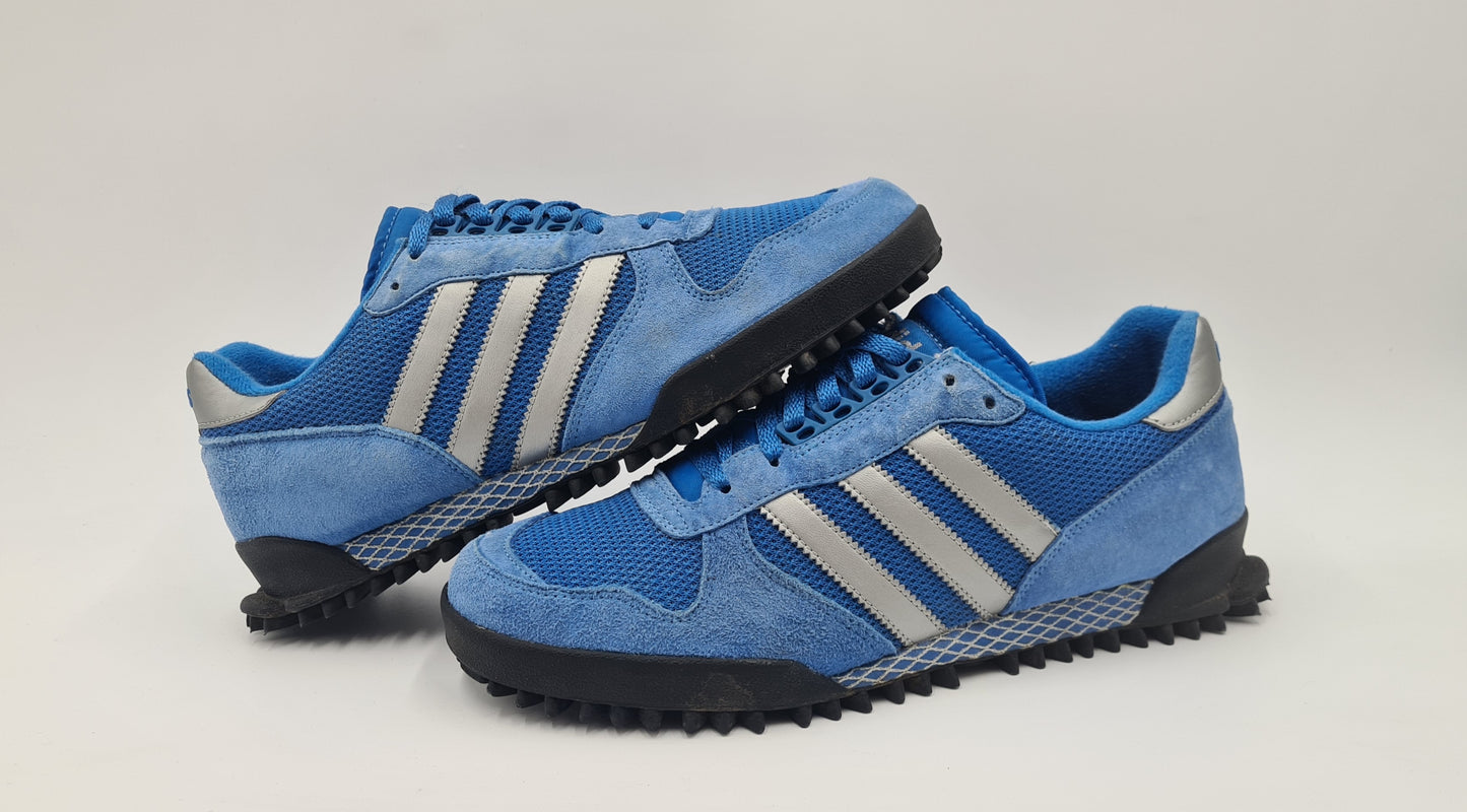 *VGC* 2009 Adidas Marathon TR Retro Blue UK 9 / EUR 43 1/3