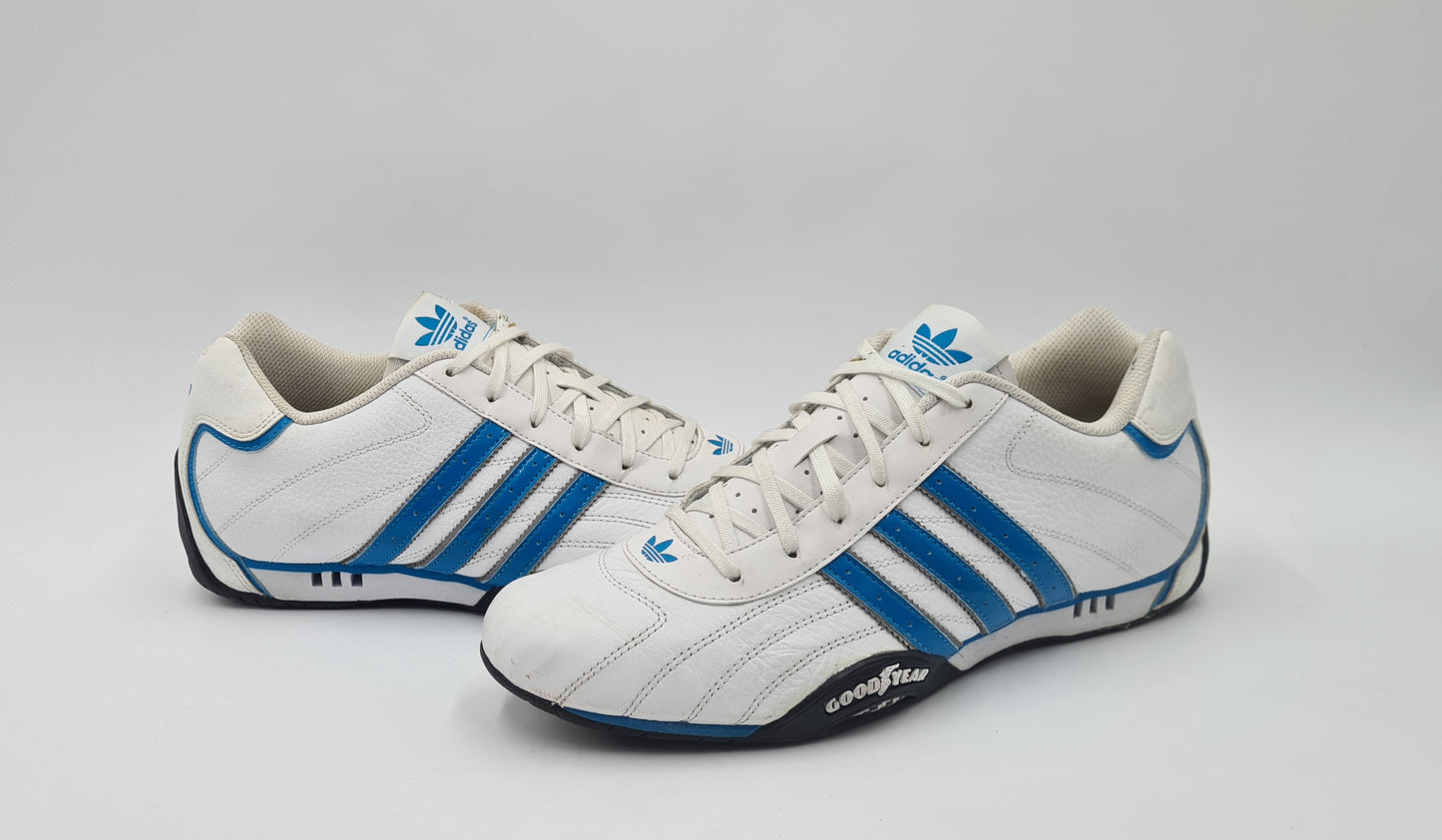 2013 Adidas Adi Racer Low M Good Year Weiß Blau Gr. UK 10 / EUR 44 2/3
